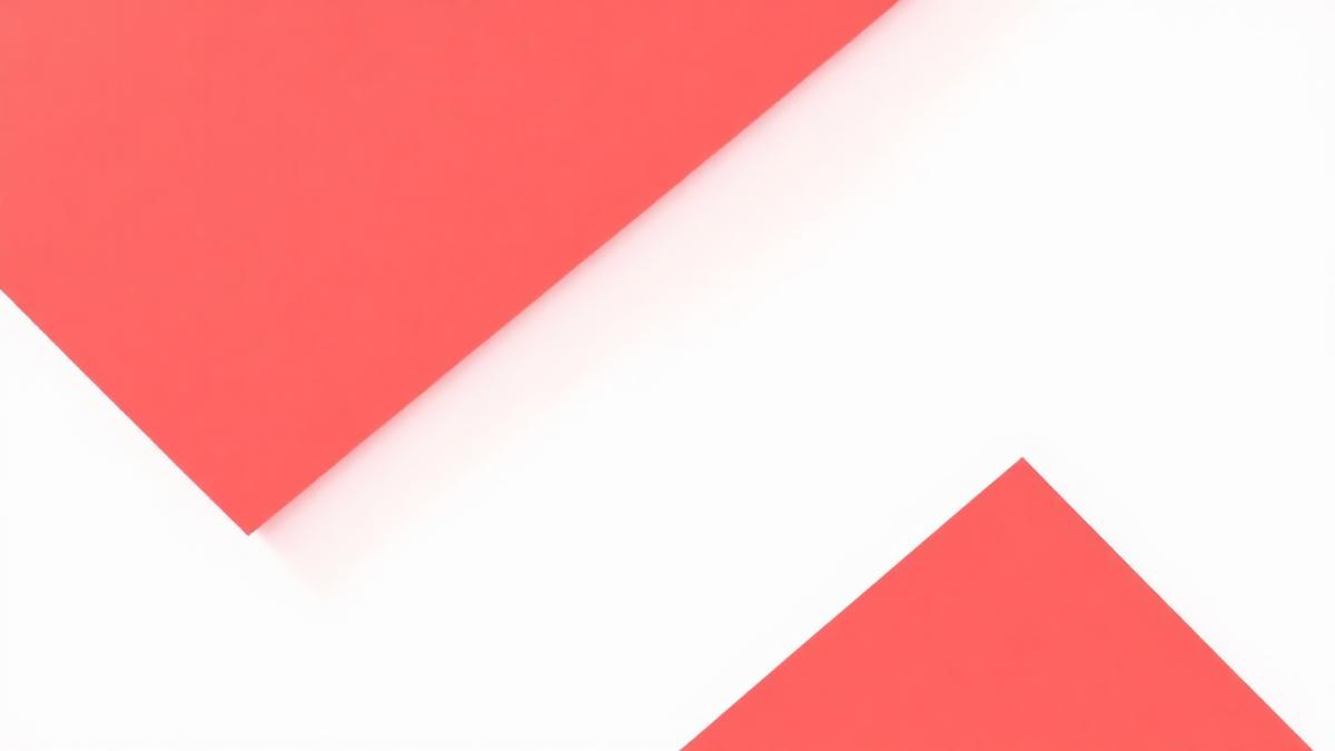 Abstract red and white geometric shapes representing layered frontend component architecture