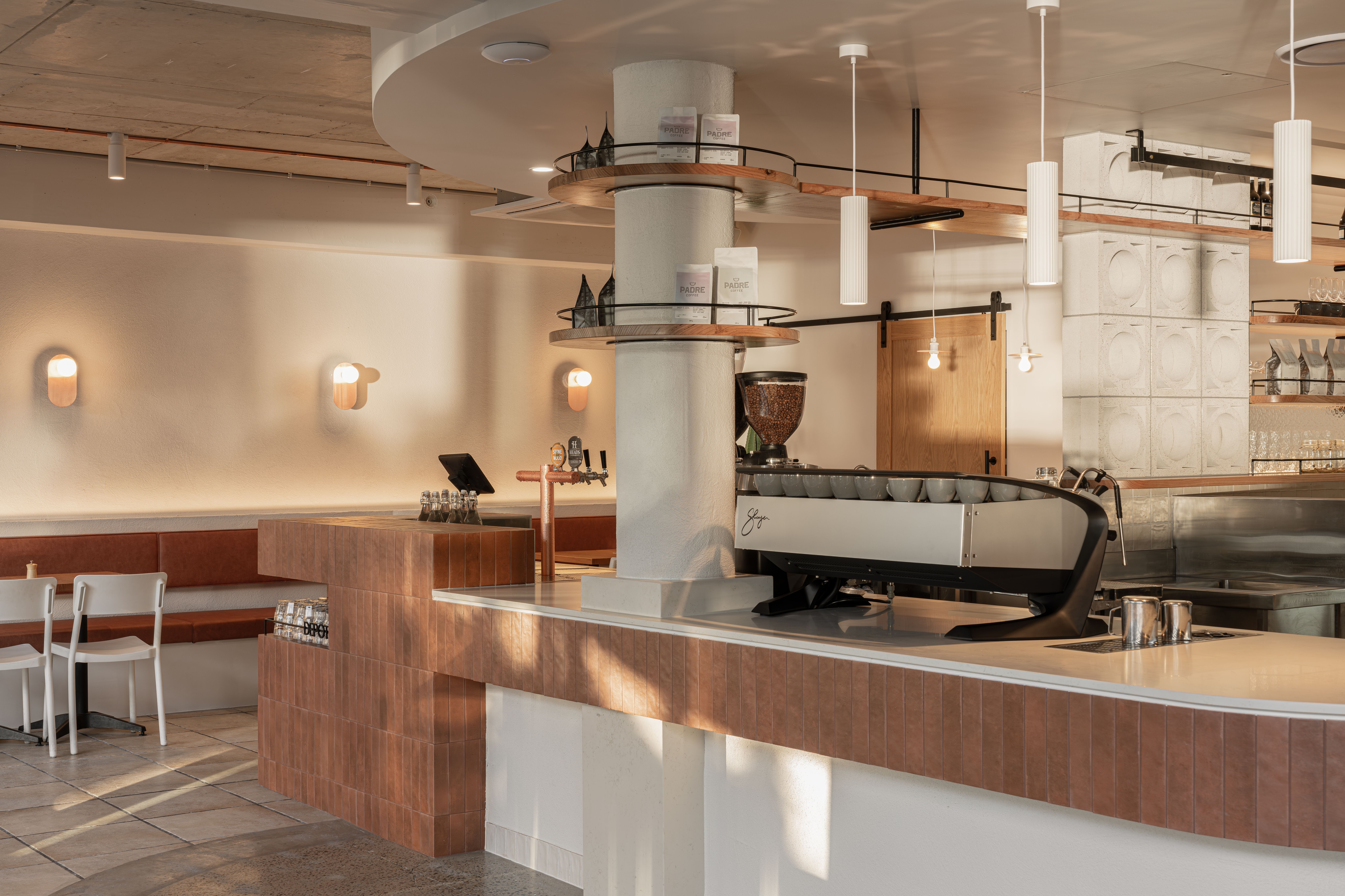 Modern coffee shop fit out | Studio Hiller