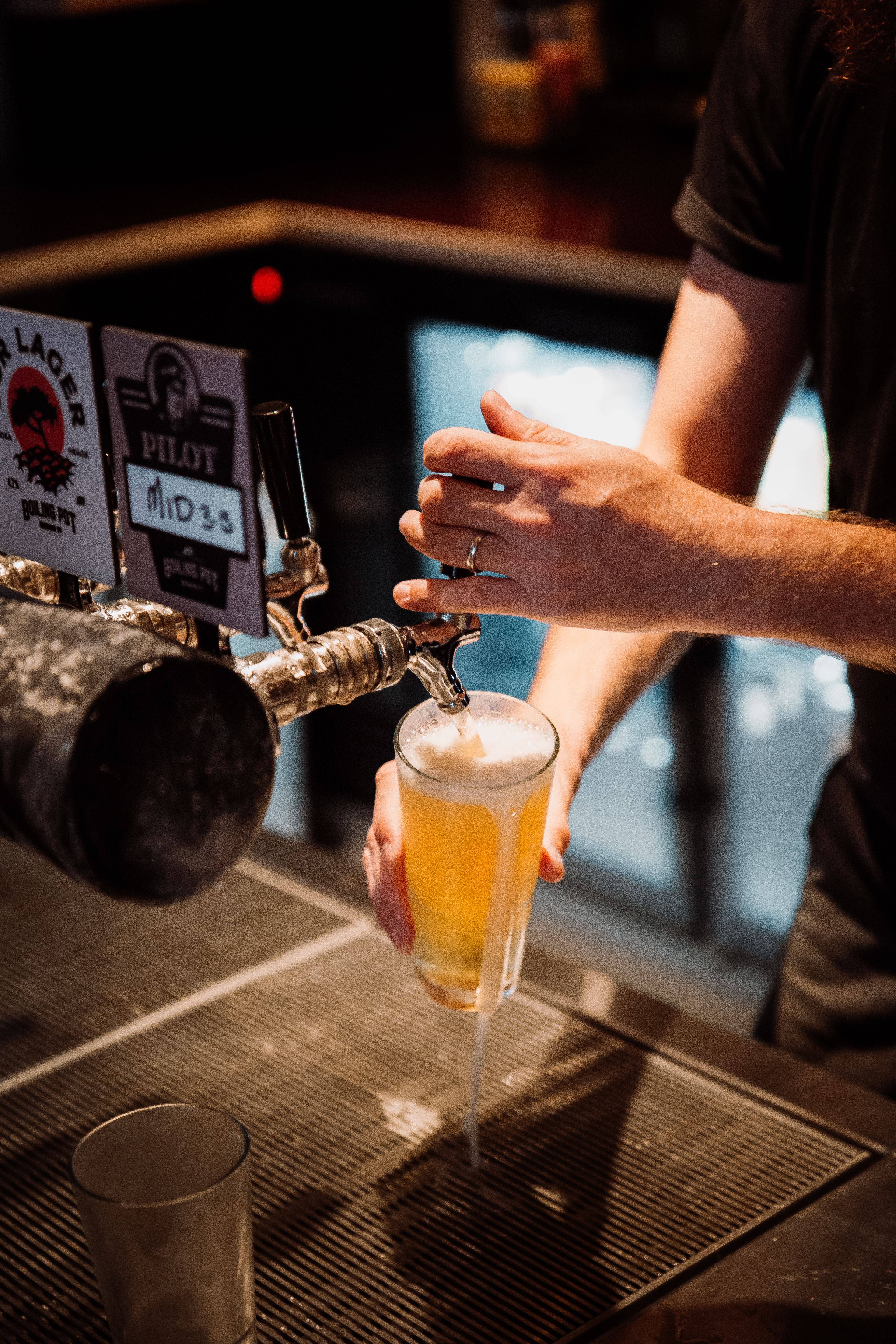 Beer tap and glass | Studio Hiller