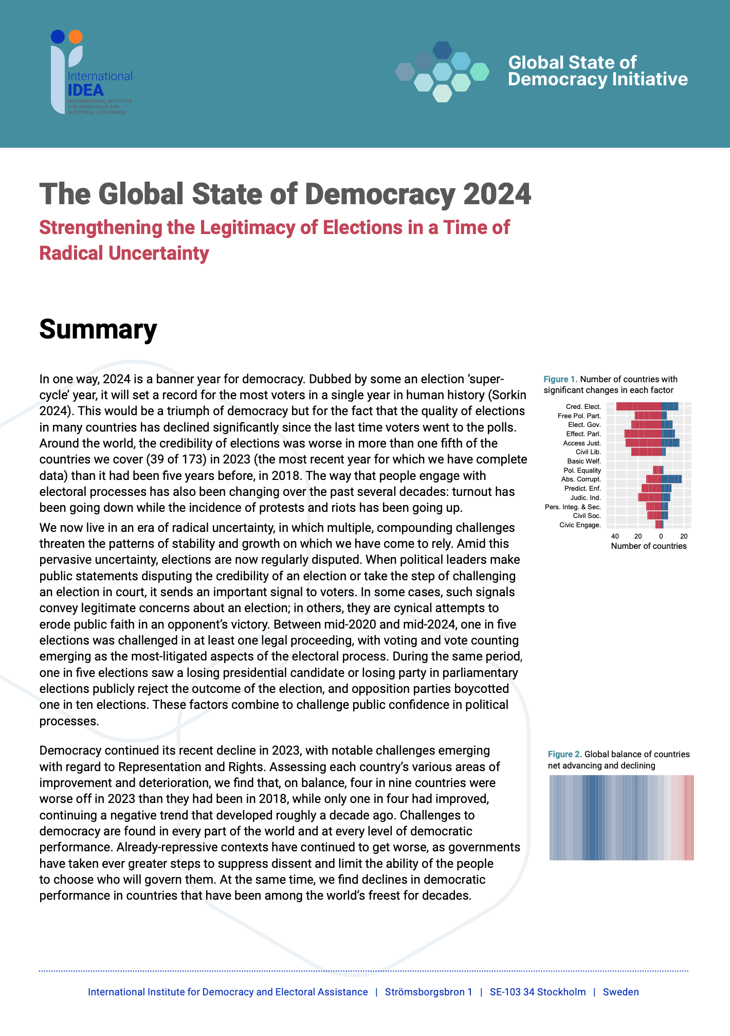 Leaflet – The Global State of Democracy 2024