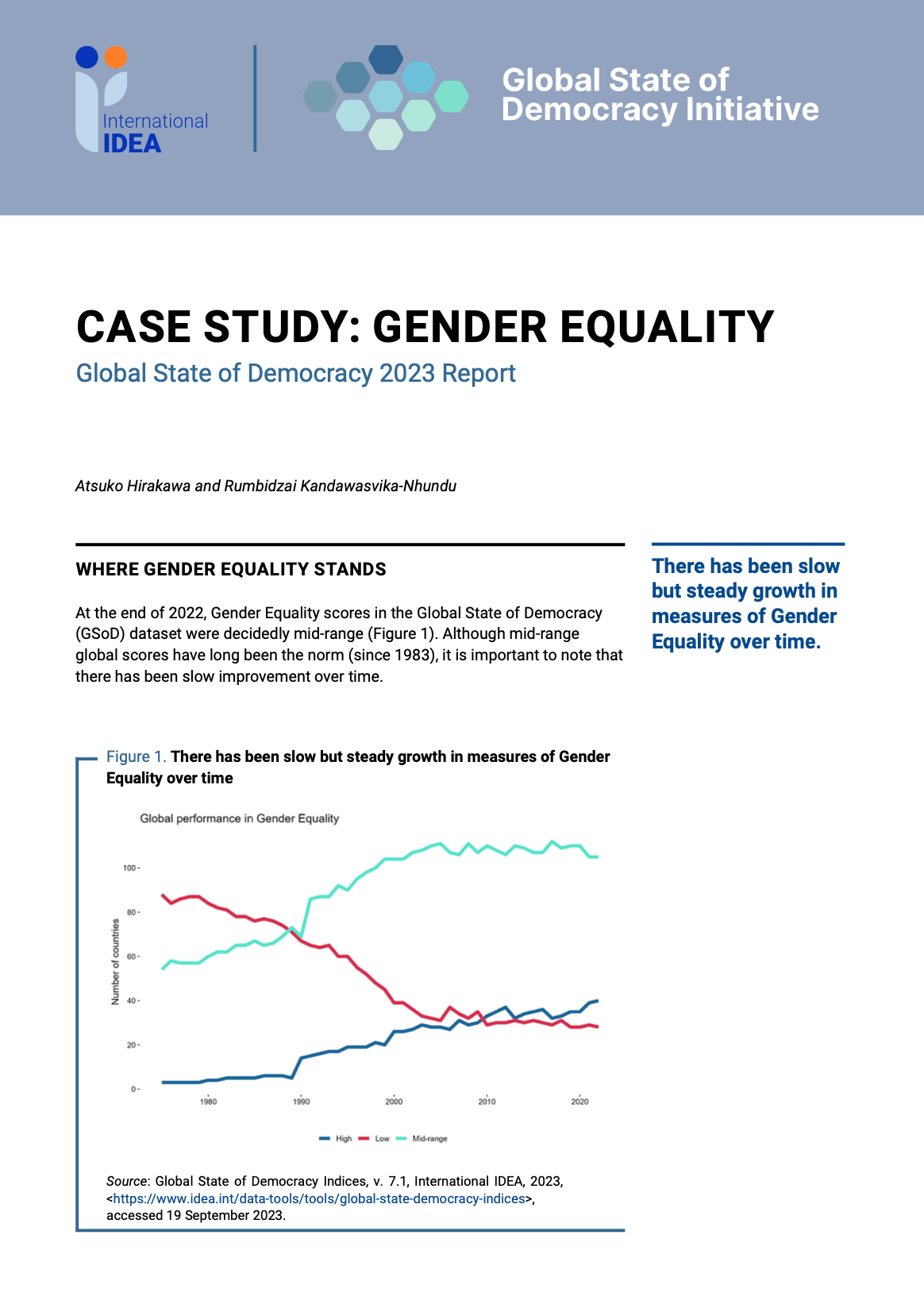 Gender Equality Case Study
