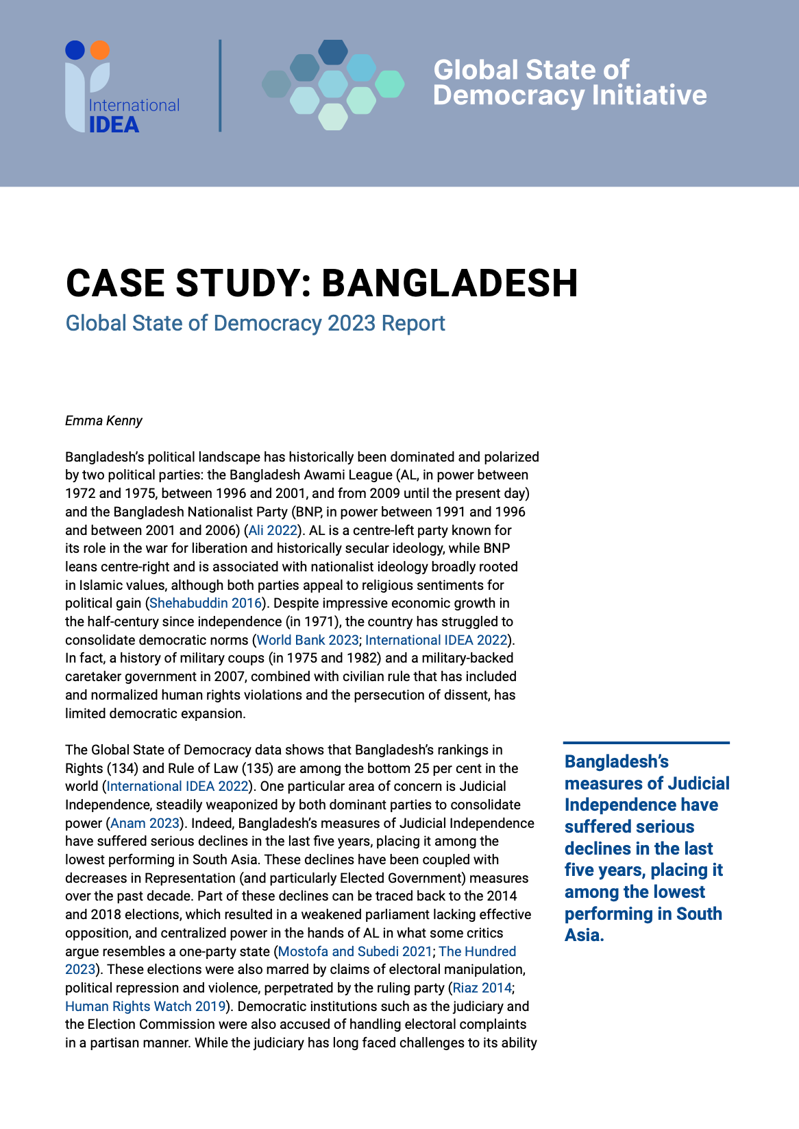 Bangladesh Case Study