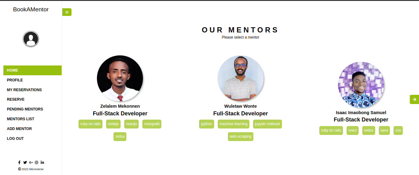 Mentor Booking App