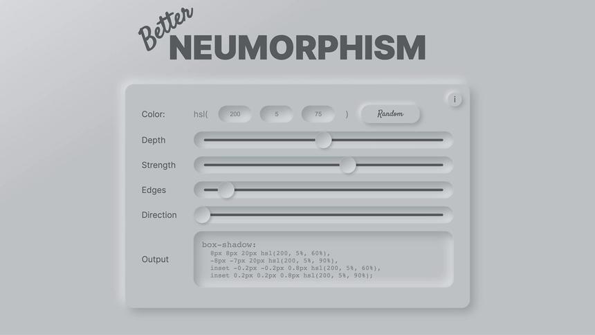 better neumorphism example