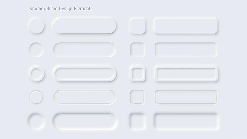 different styles of neumorphism