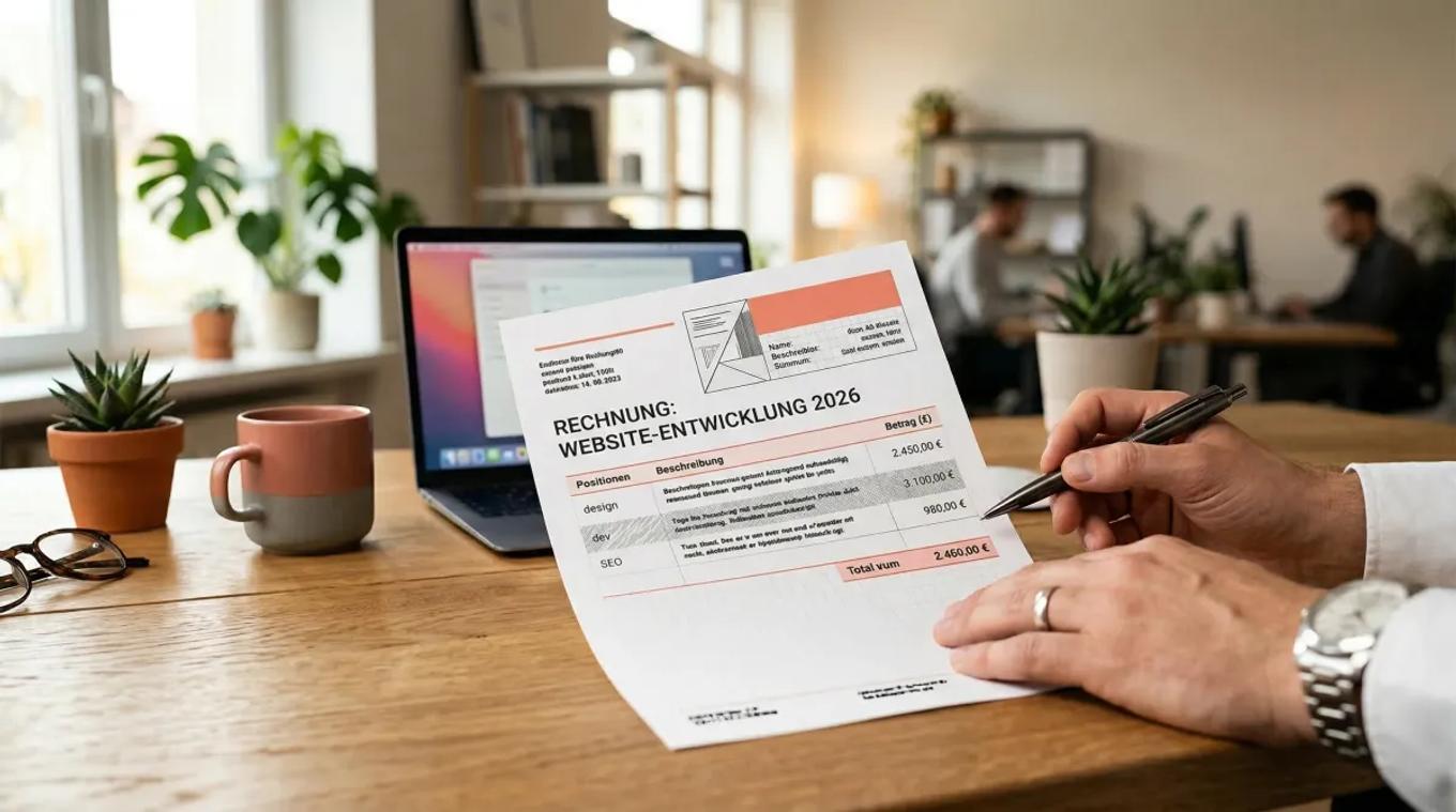 Website Kosten 2026: Preise, Fallen & Spartipps