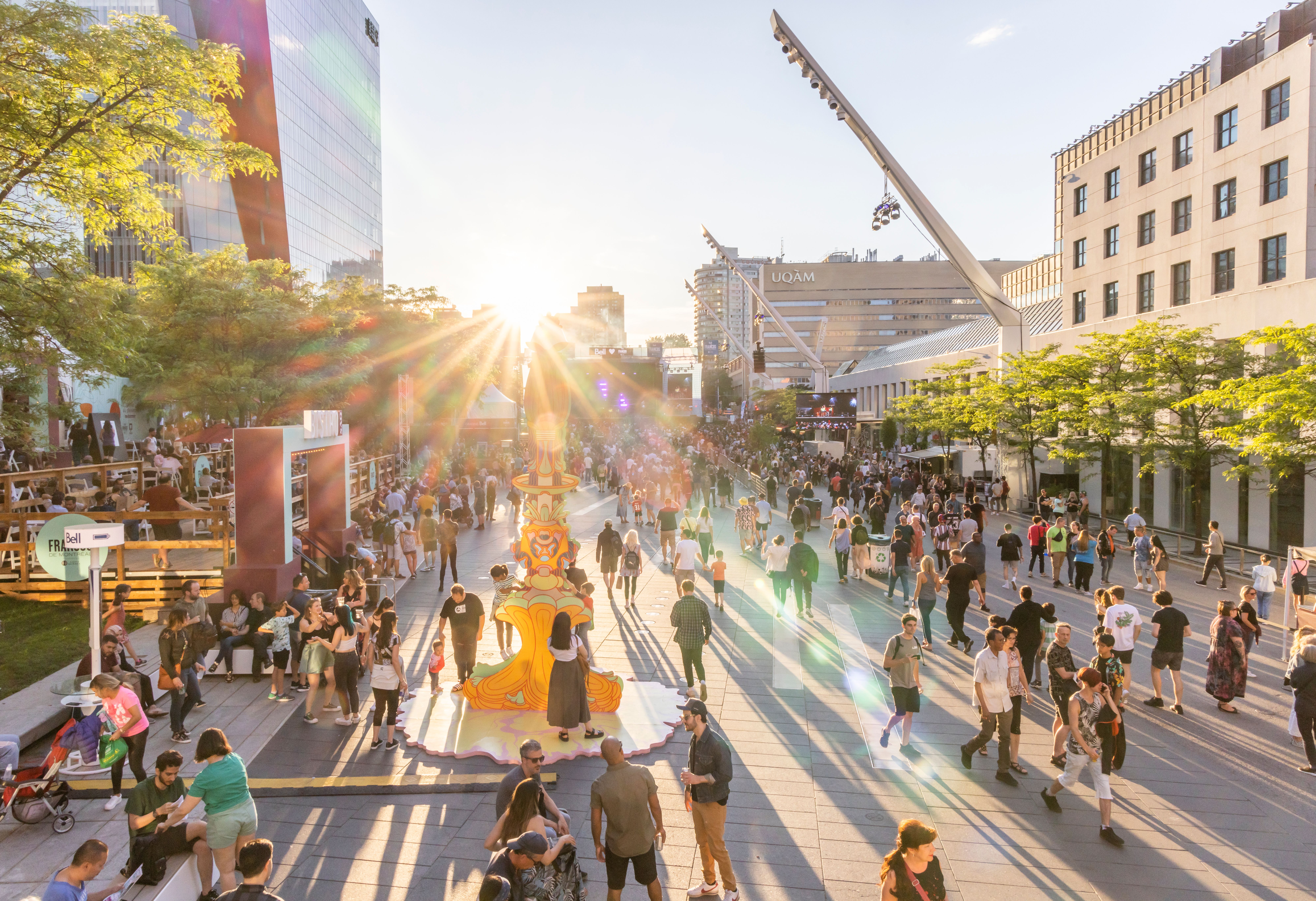 Site extérieur - Place des festivals