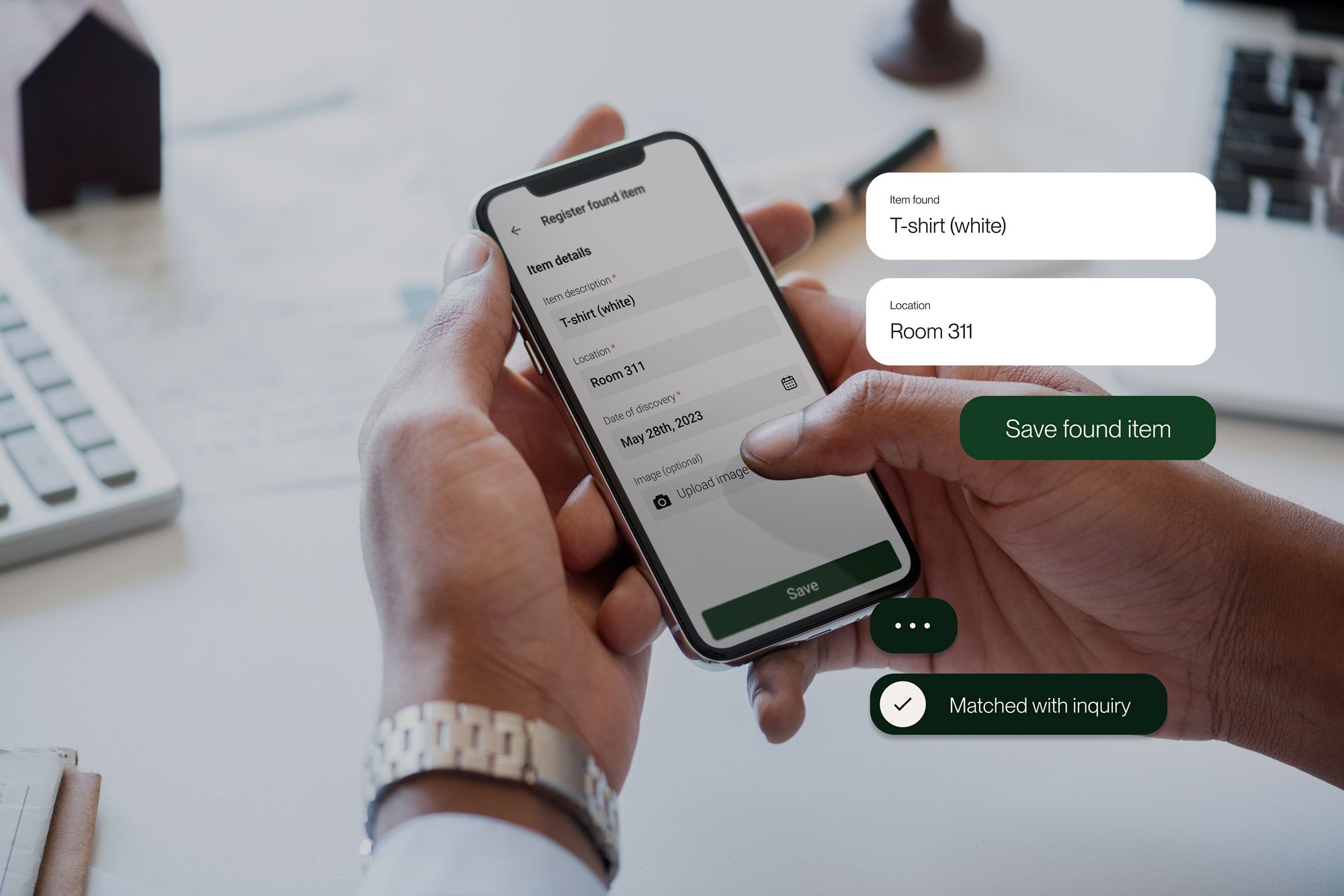 Register lost and found at Faundit for hotels