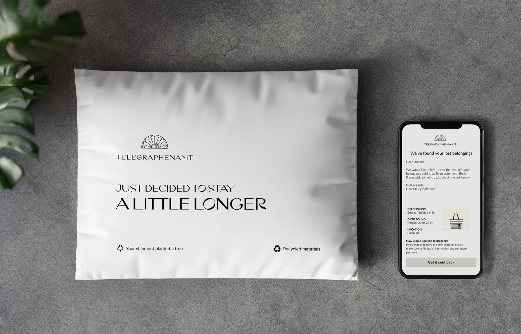 Packaging for Telegraphenamt through Faundit