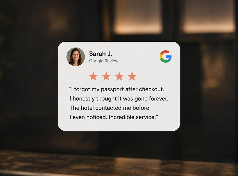 Faundit handles shipping labels and pick-up of lost items for hotels
