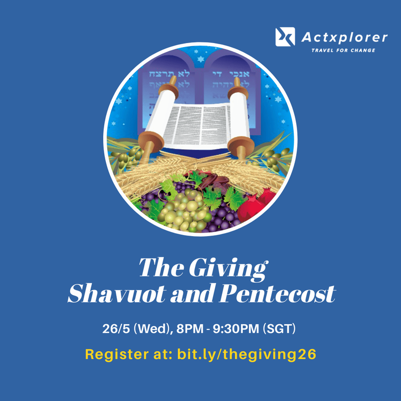 🌾 The Giving – Shavuot and Pentecost (Actxplorer Learning Journeys Webinar)