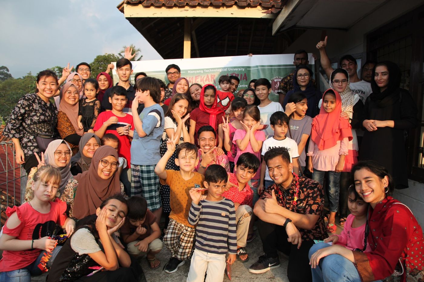 Thought bubbles // Refugees in Indonesia