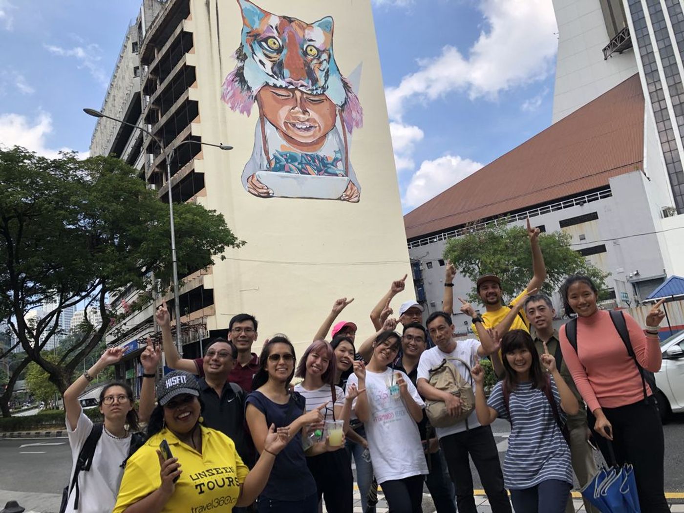 the team at the final stop of the tour, with the mural ‘Bravery’. Thanks for being brave and coming on this very different kinda of mission trip with us!