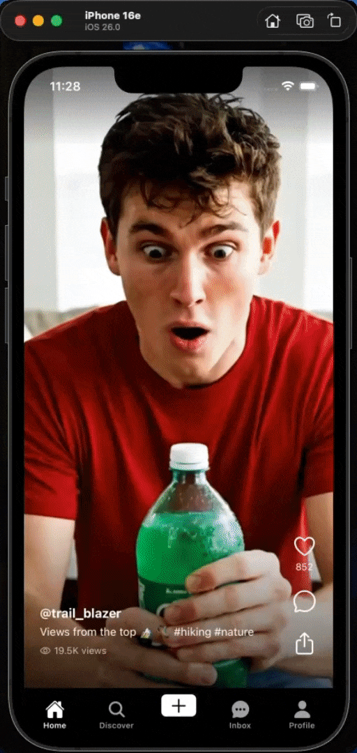 tik tok style app