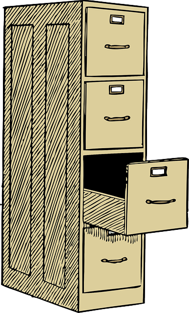 An image of a file cabinet