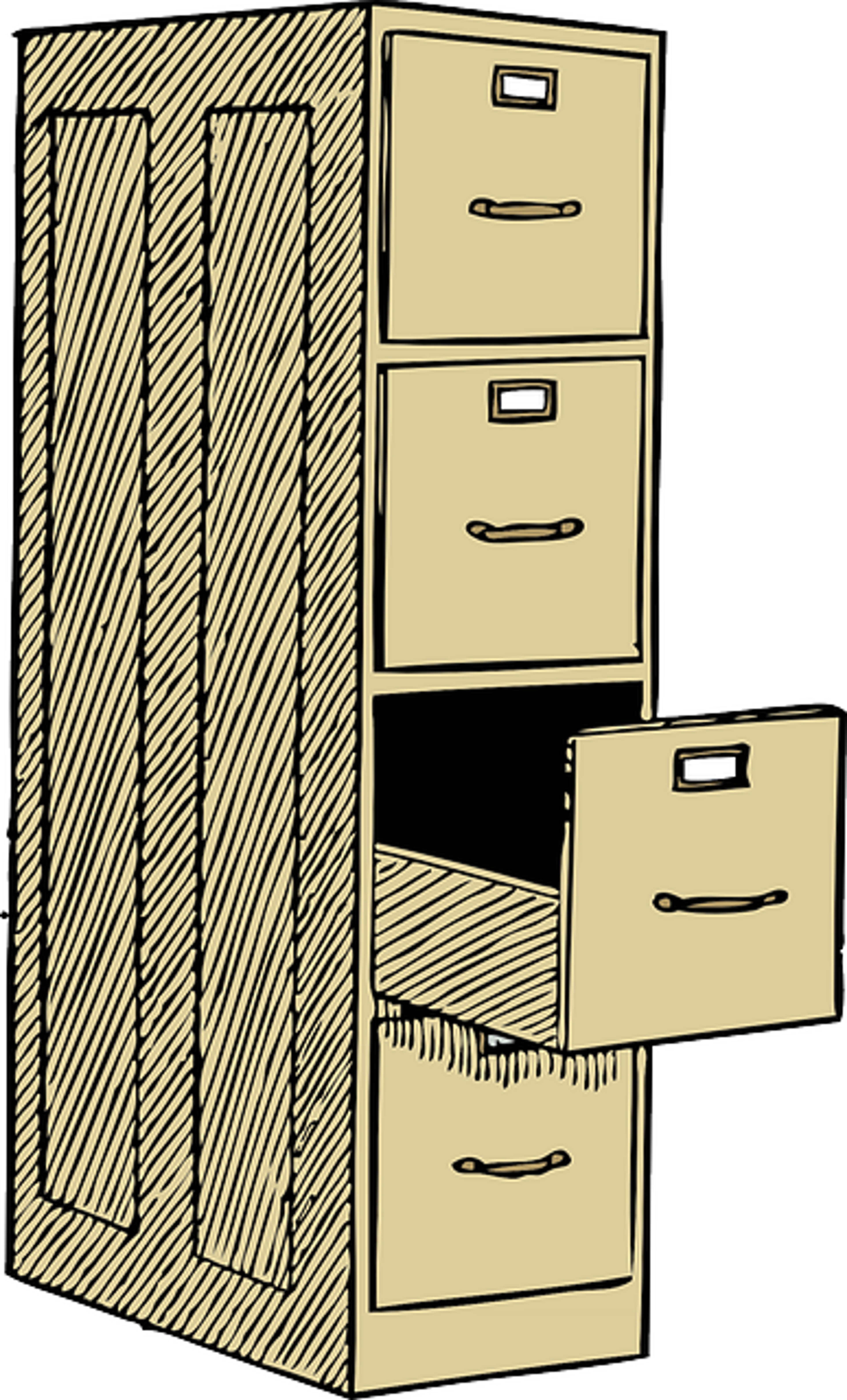 An image of a file cabinet