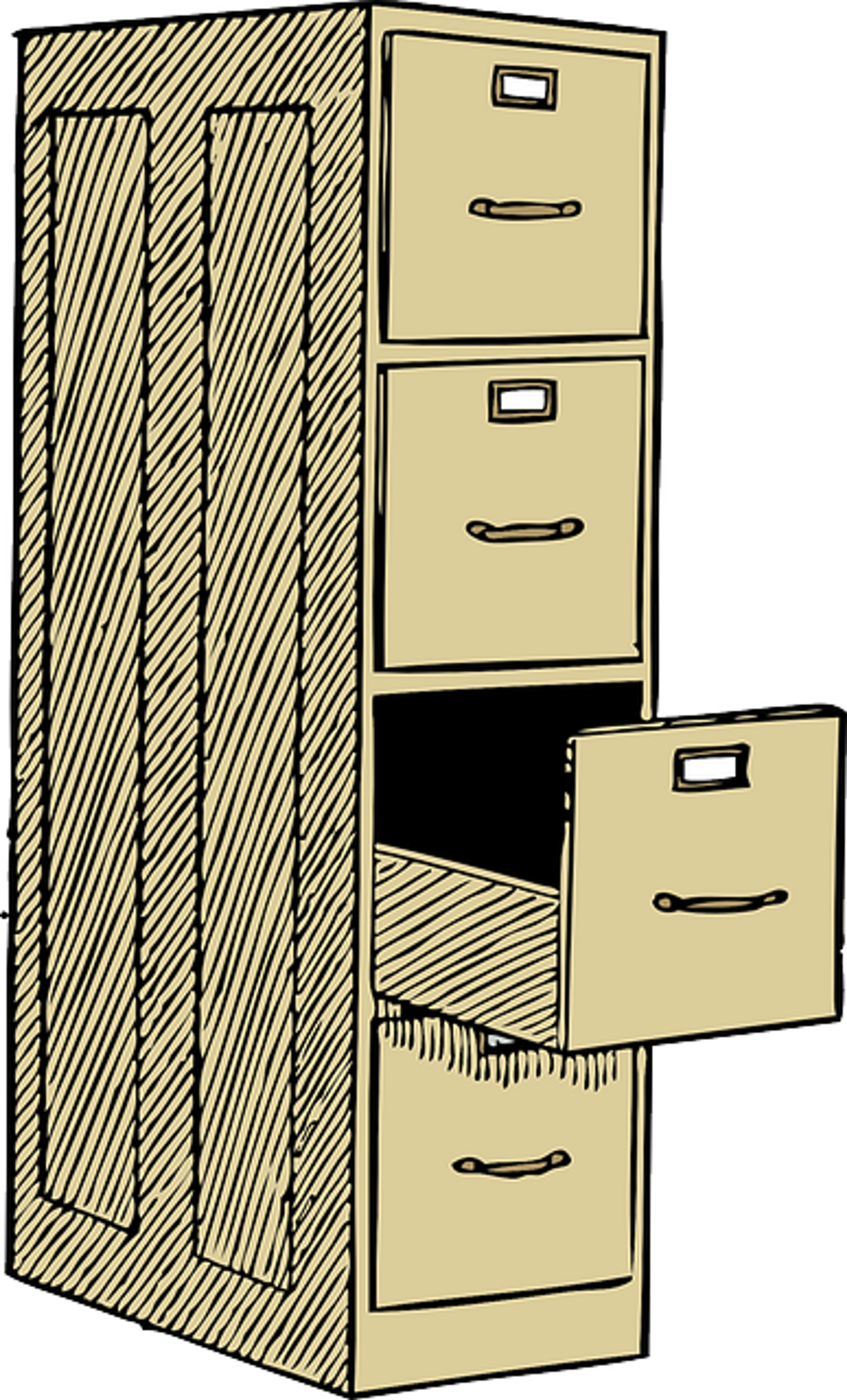 An image of a file cabinet