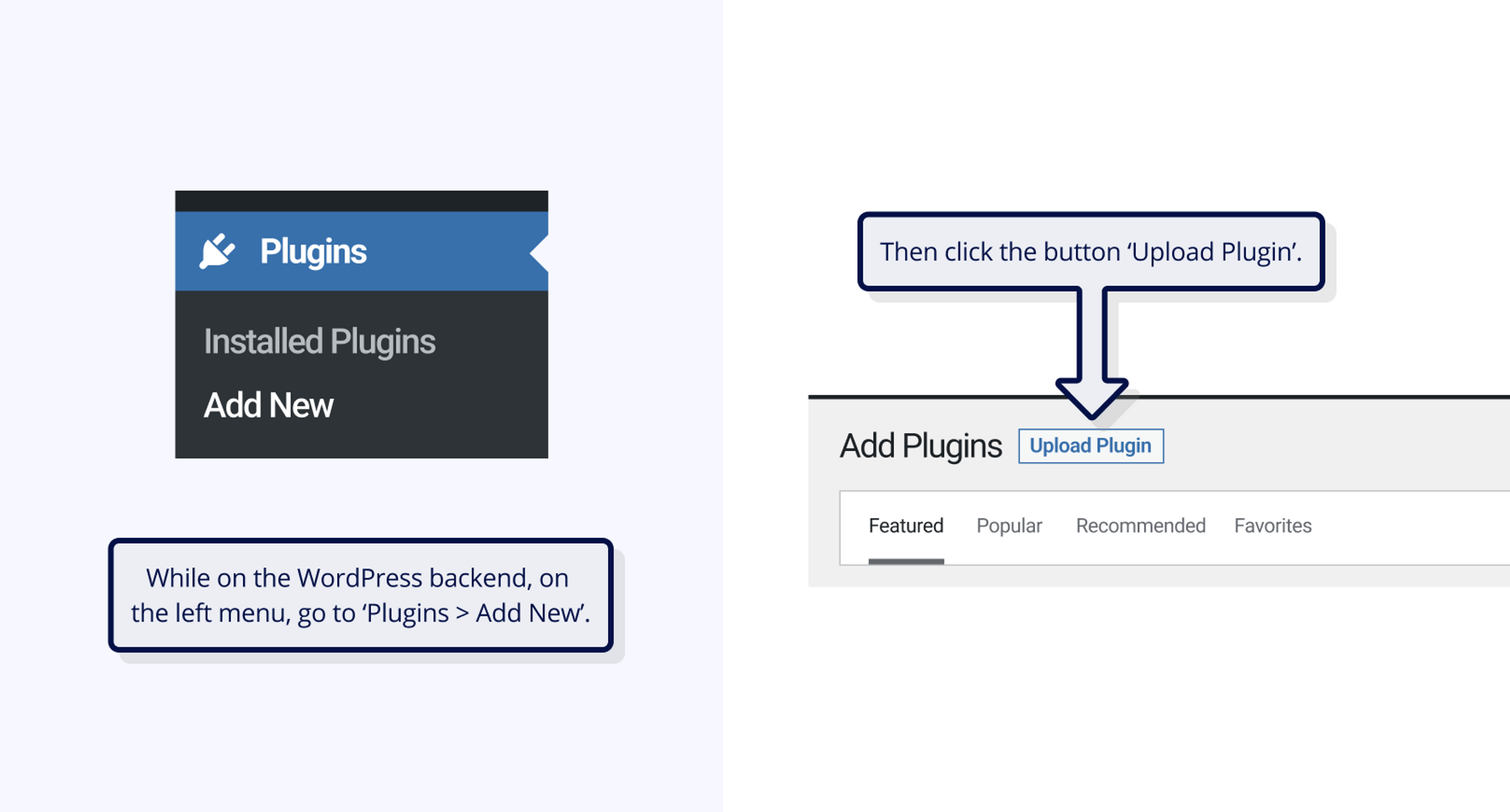 Screenshot showing instructions on how to activate the Mux WordPress plugin by 2coders