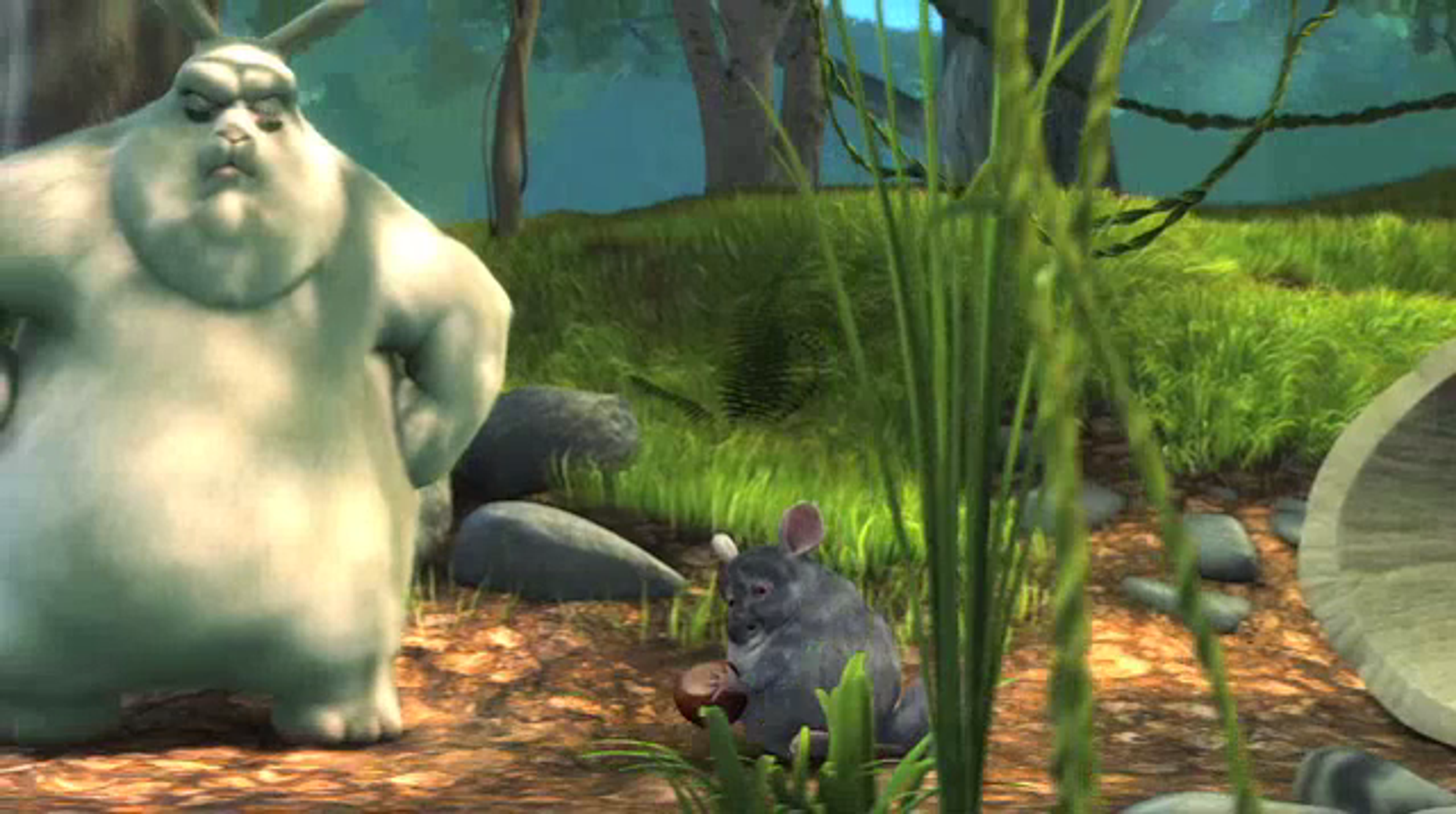 rabbit is setting up traps that get the bullies caught