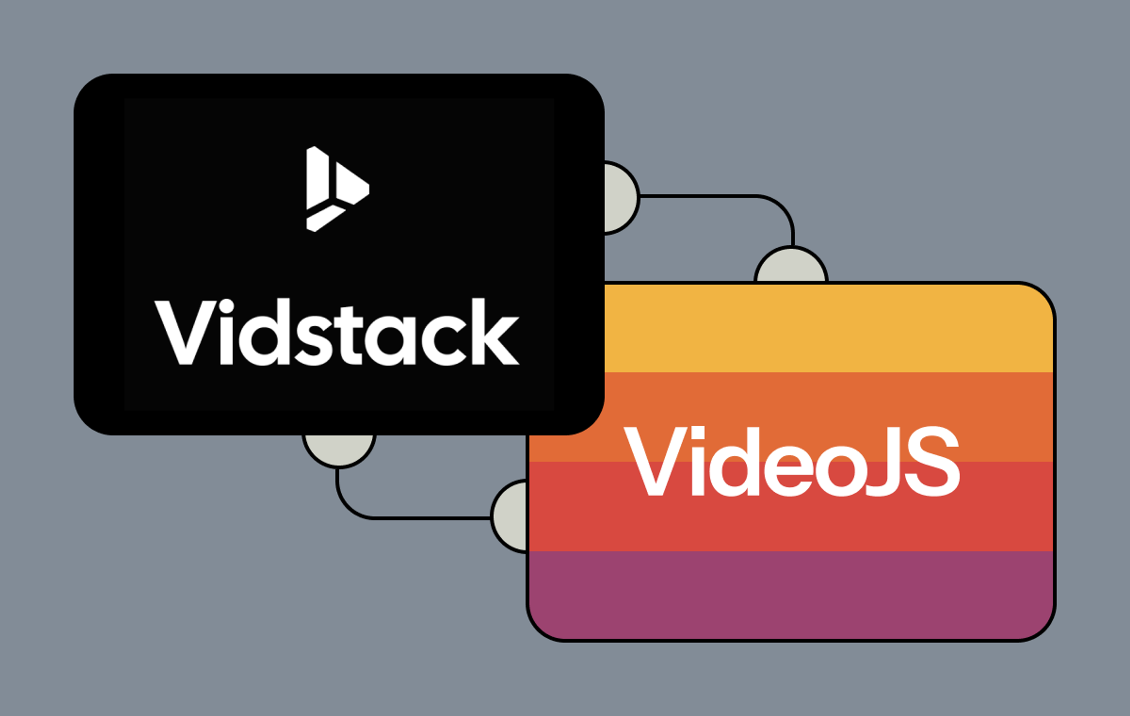 Videstack and Video.js logo