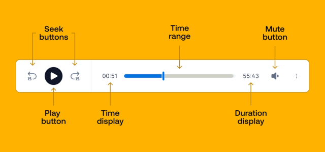 Css Audio Controls Building a player with Tailwind CSS and Web Components | Mux