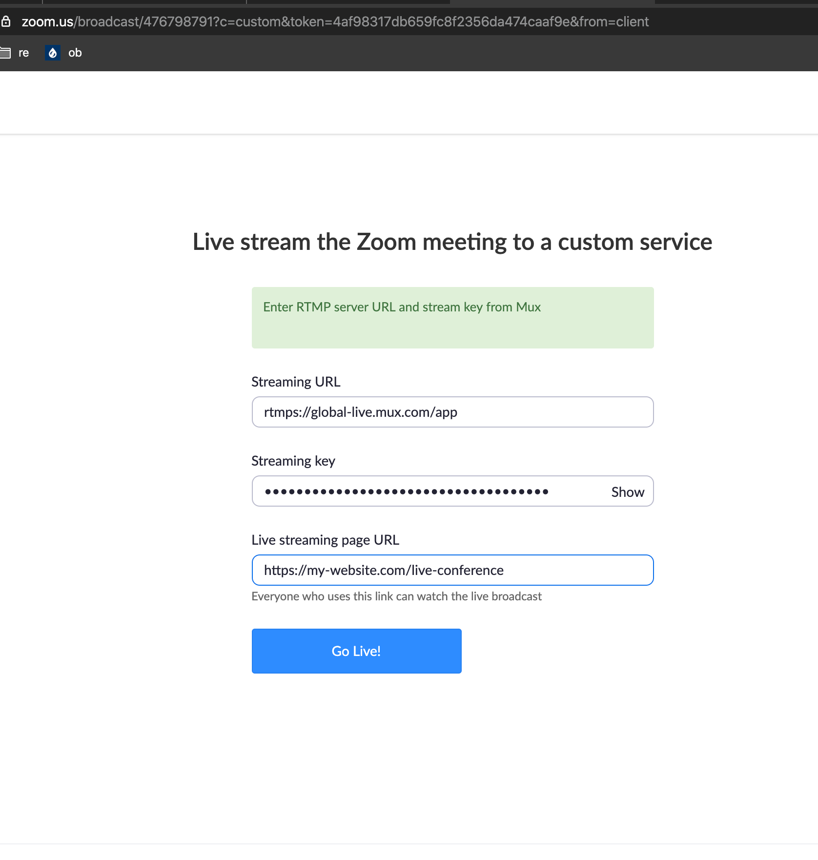 zoom rtmp server settings