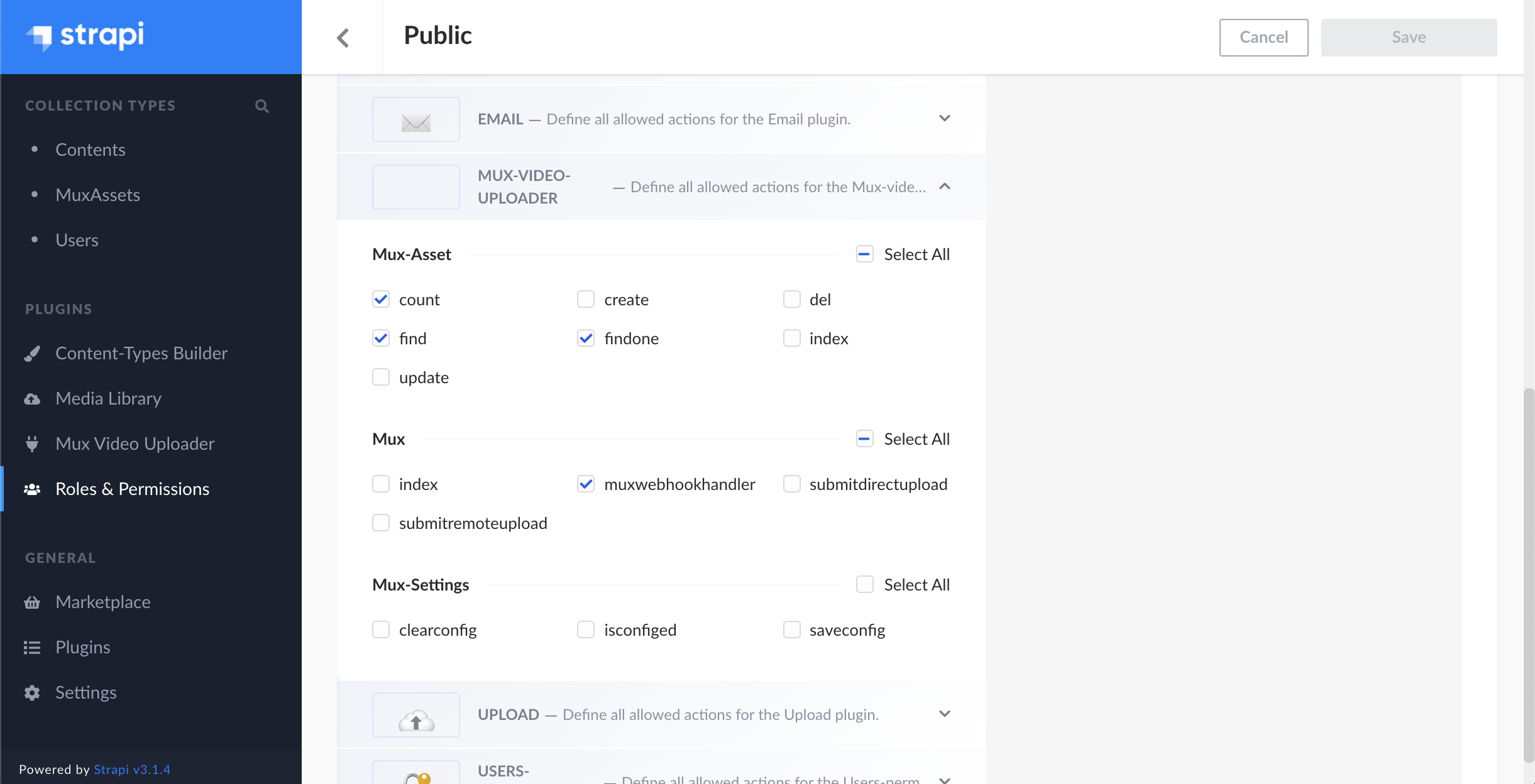 Mux Video Uploader - Public Permissions