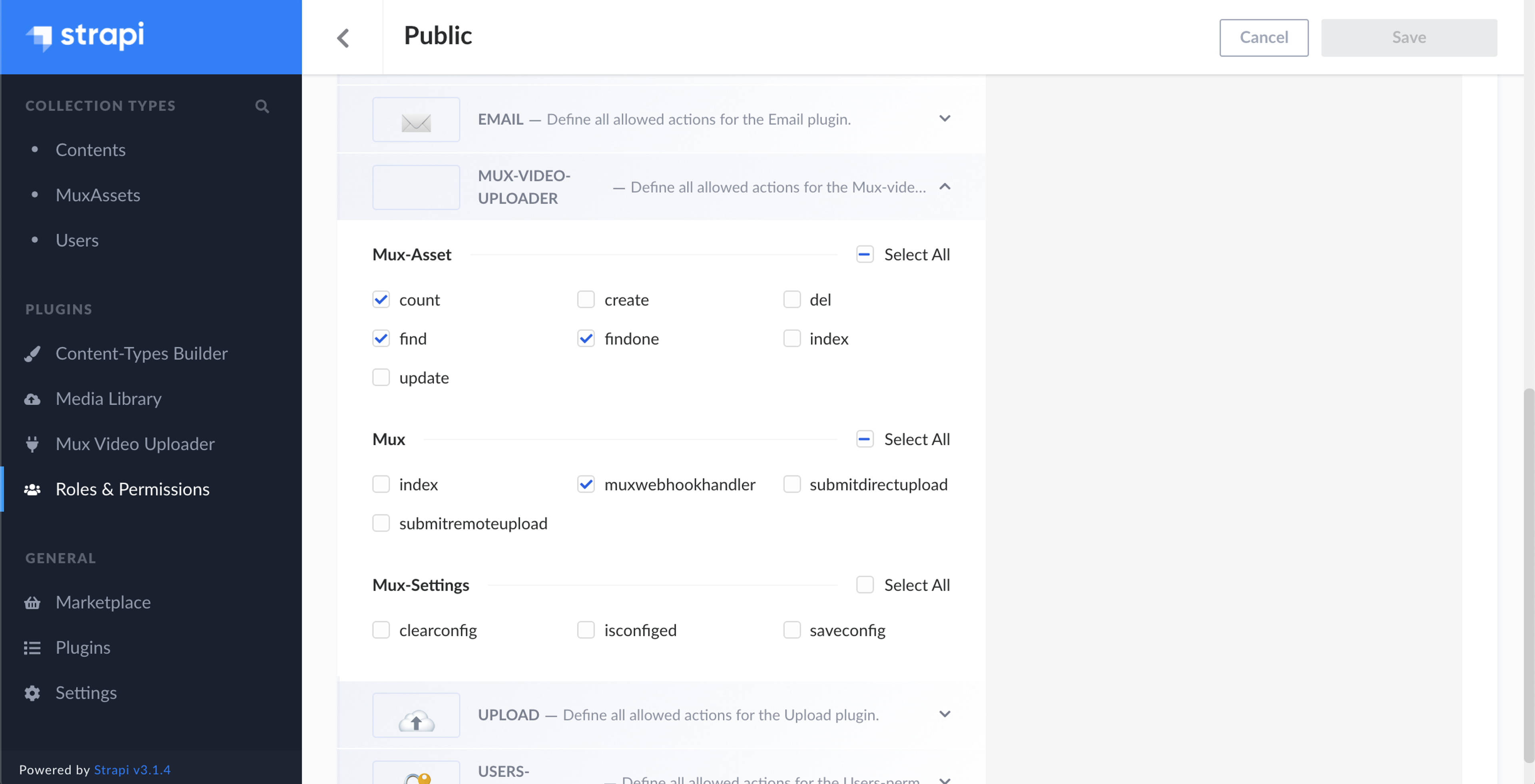 Mux Video Uploader - Public Permissions