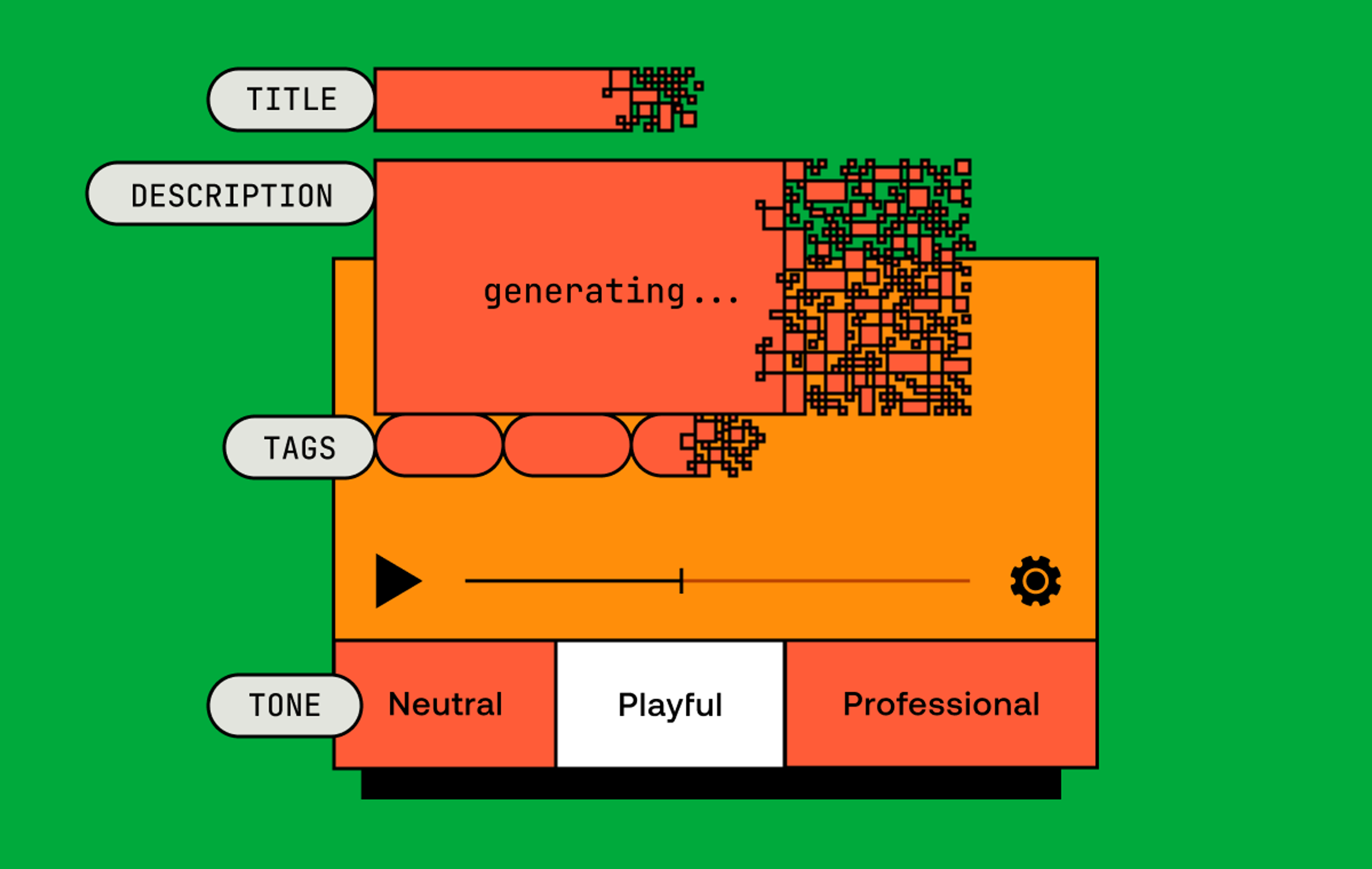 AI generating title, description and tags with Mux Robots