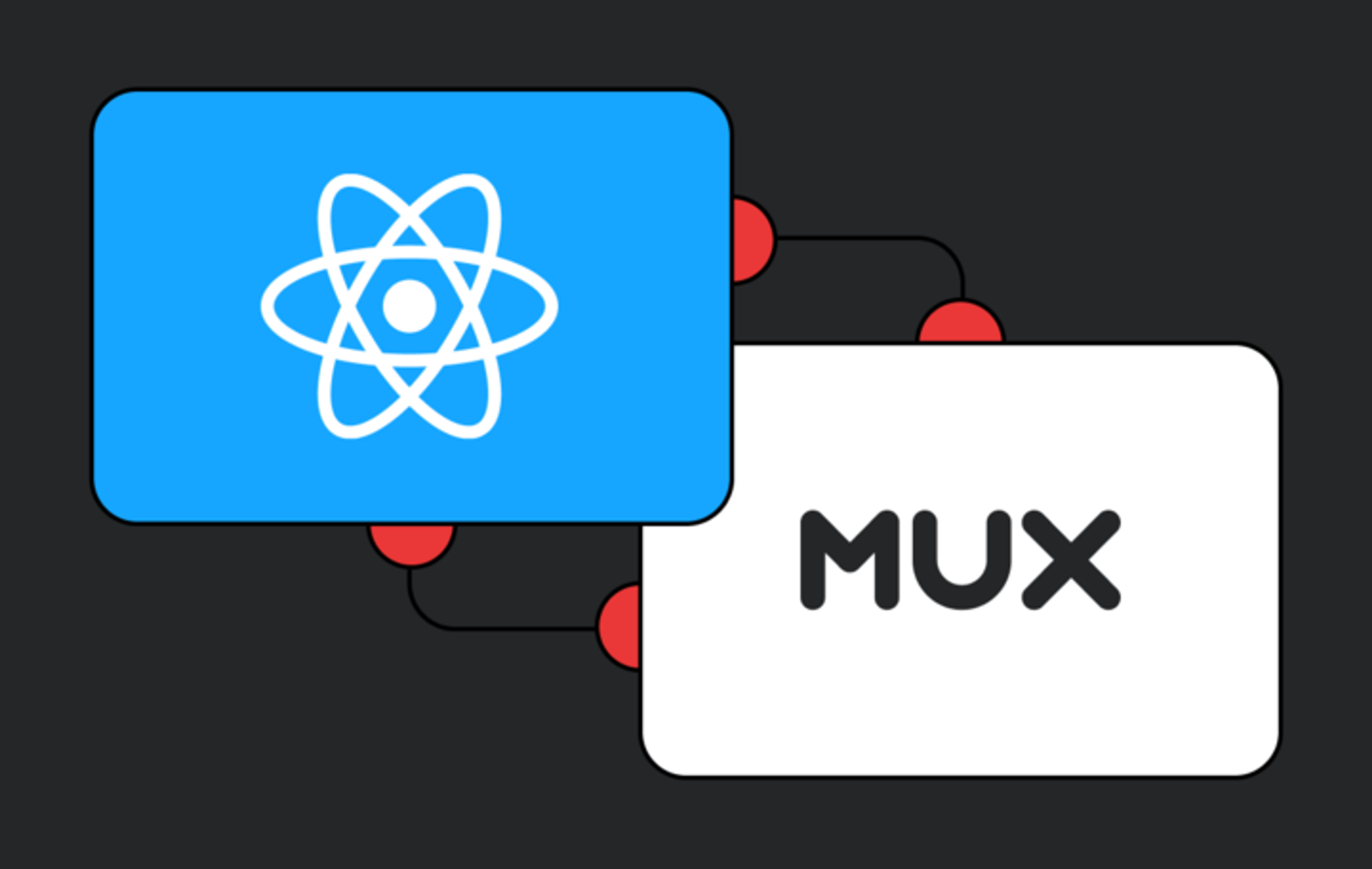 React and Mux Logos