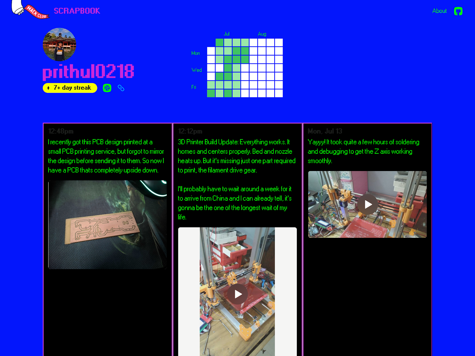 Scrapbook example