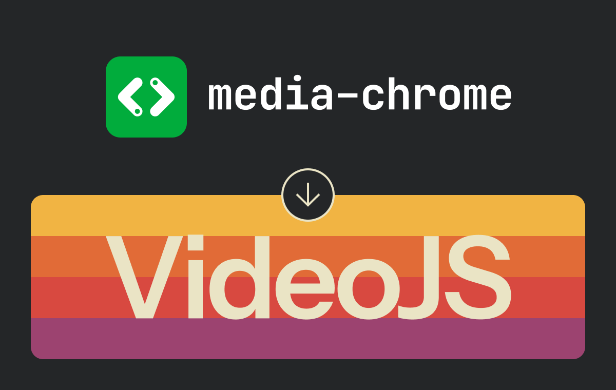 Media Chrome and Video.js logo