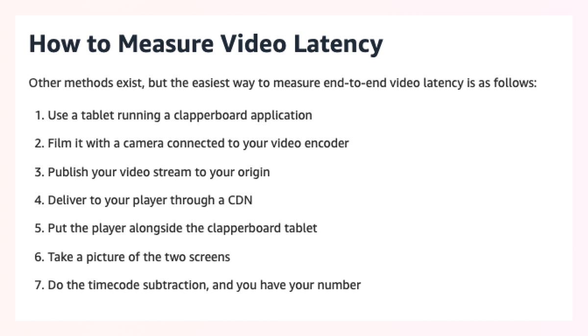 How live is your stream? Measuring live stream latency with Mux Data. | Mux