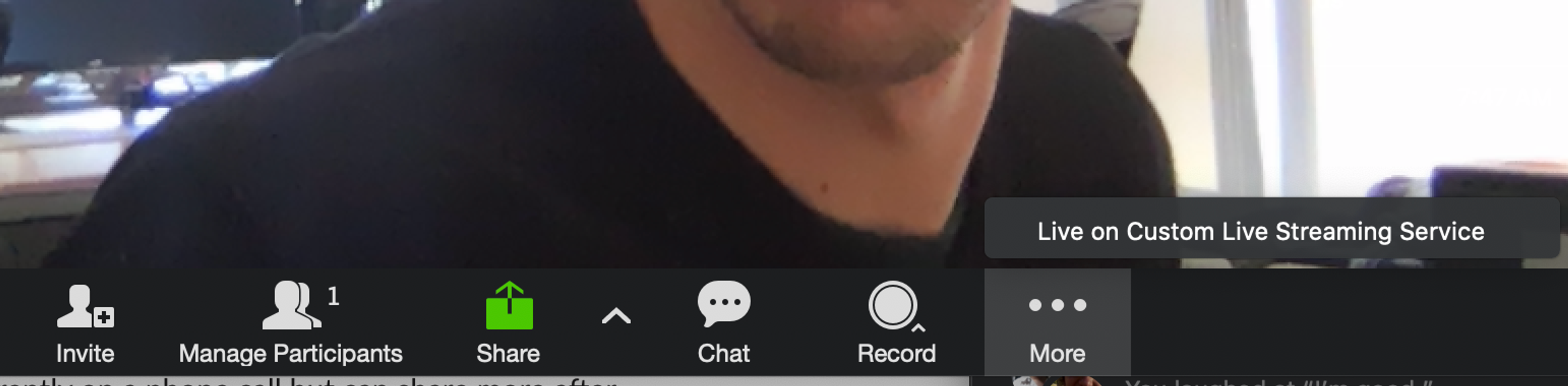 zoom live stream