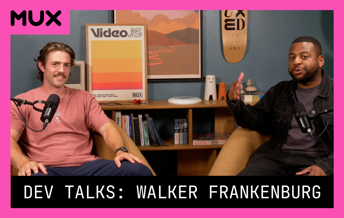 Walker Frankenberg (Senior Engineer) and Joshua Alphonse (Community Engineer) sitting down and chatting.