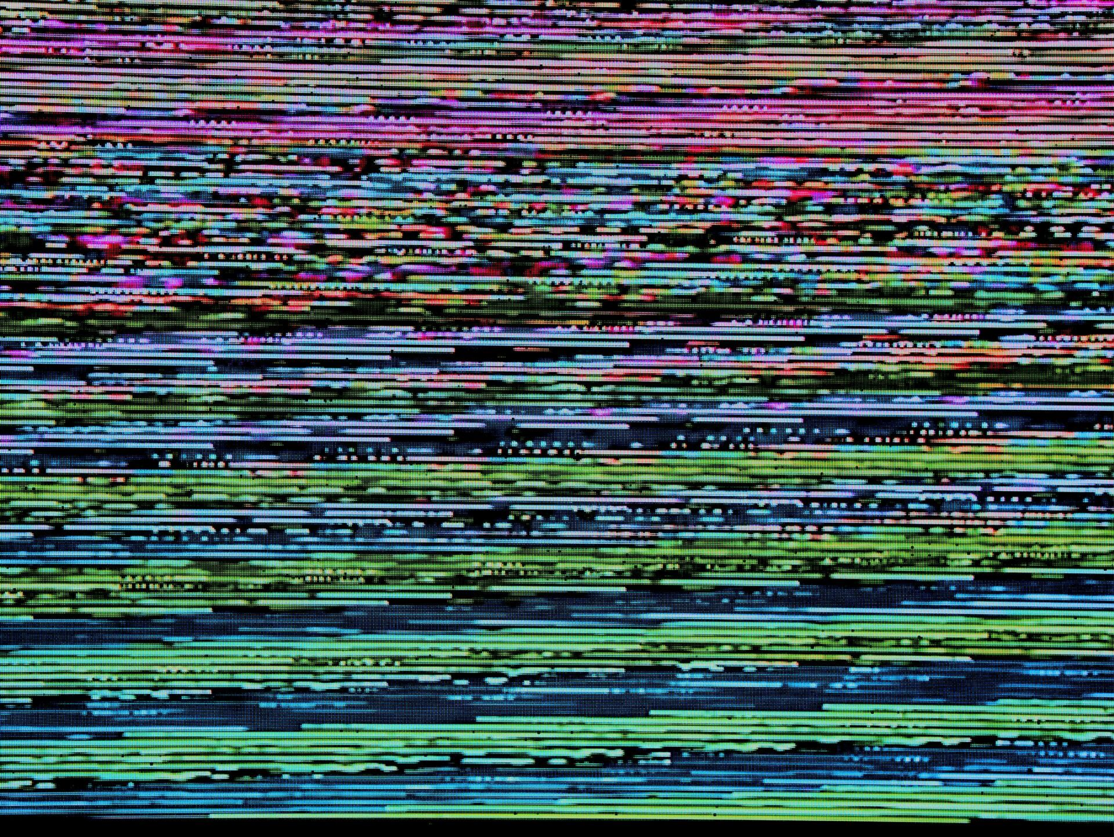 image of a broken screen