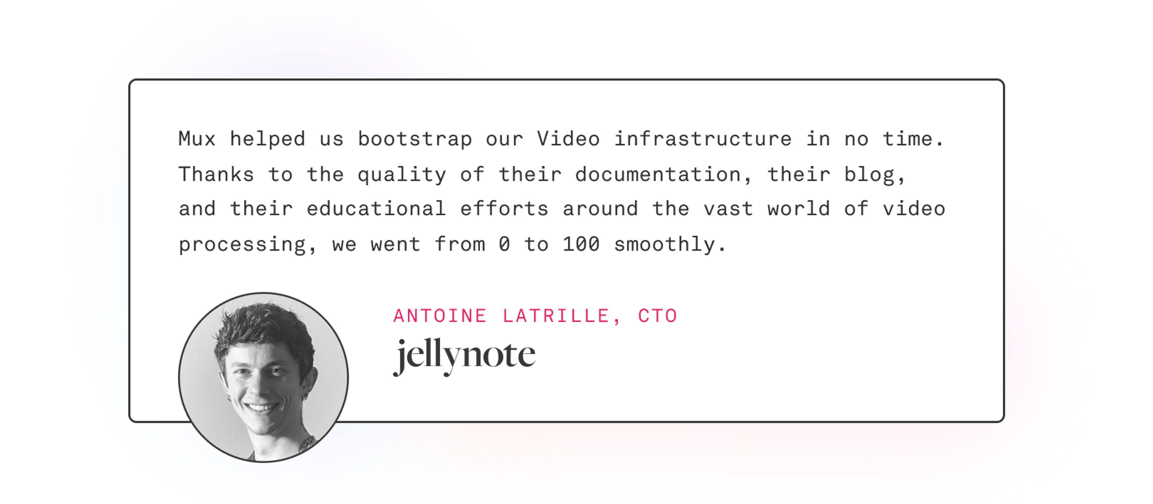 Quote from Jellynote CTO 