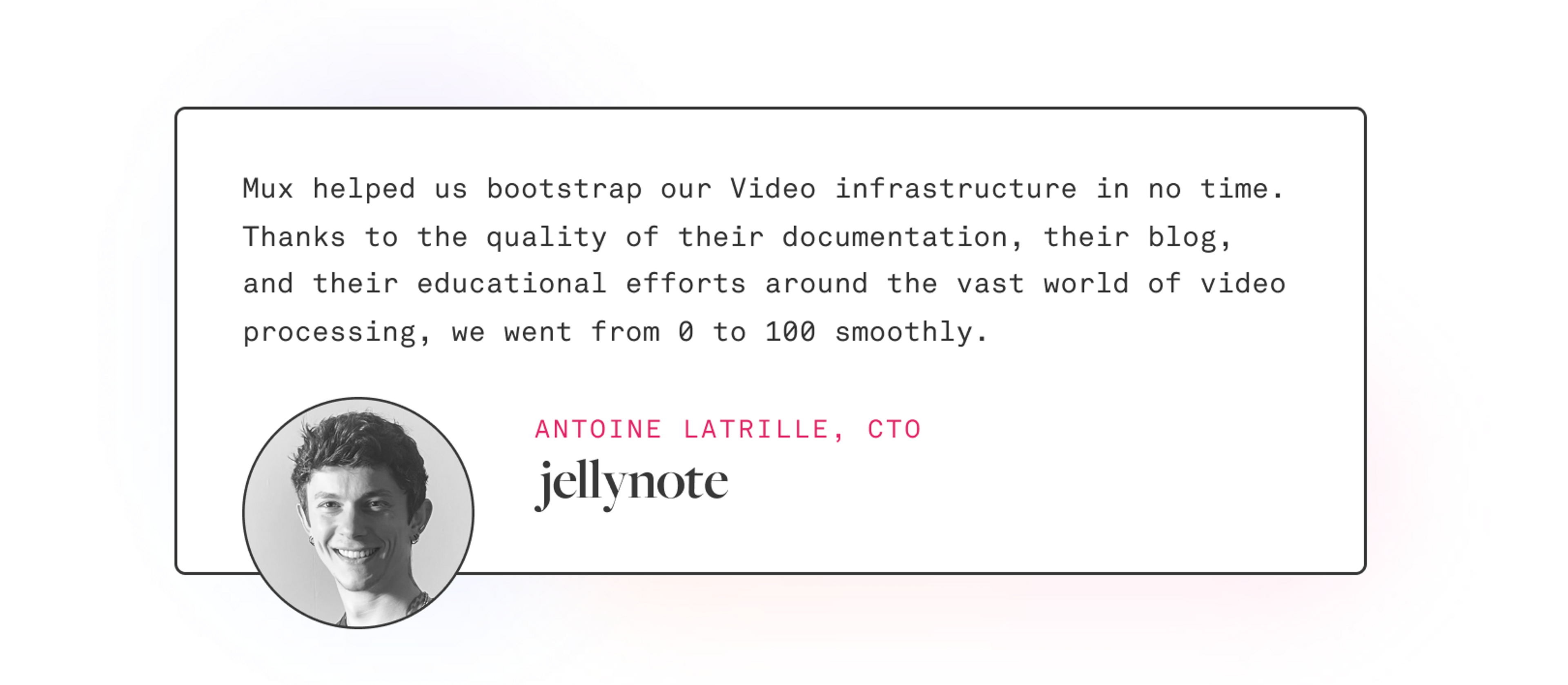 Quote from Jellynote CTO