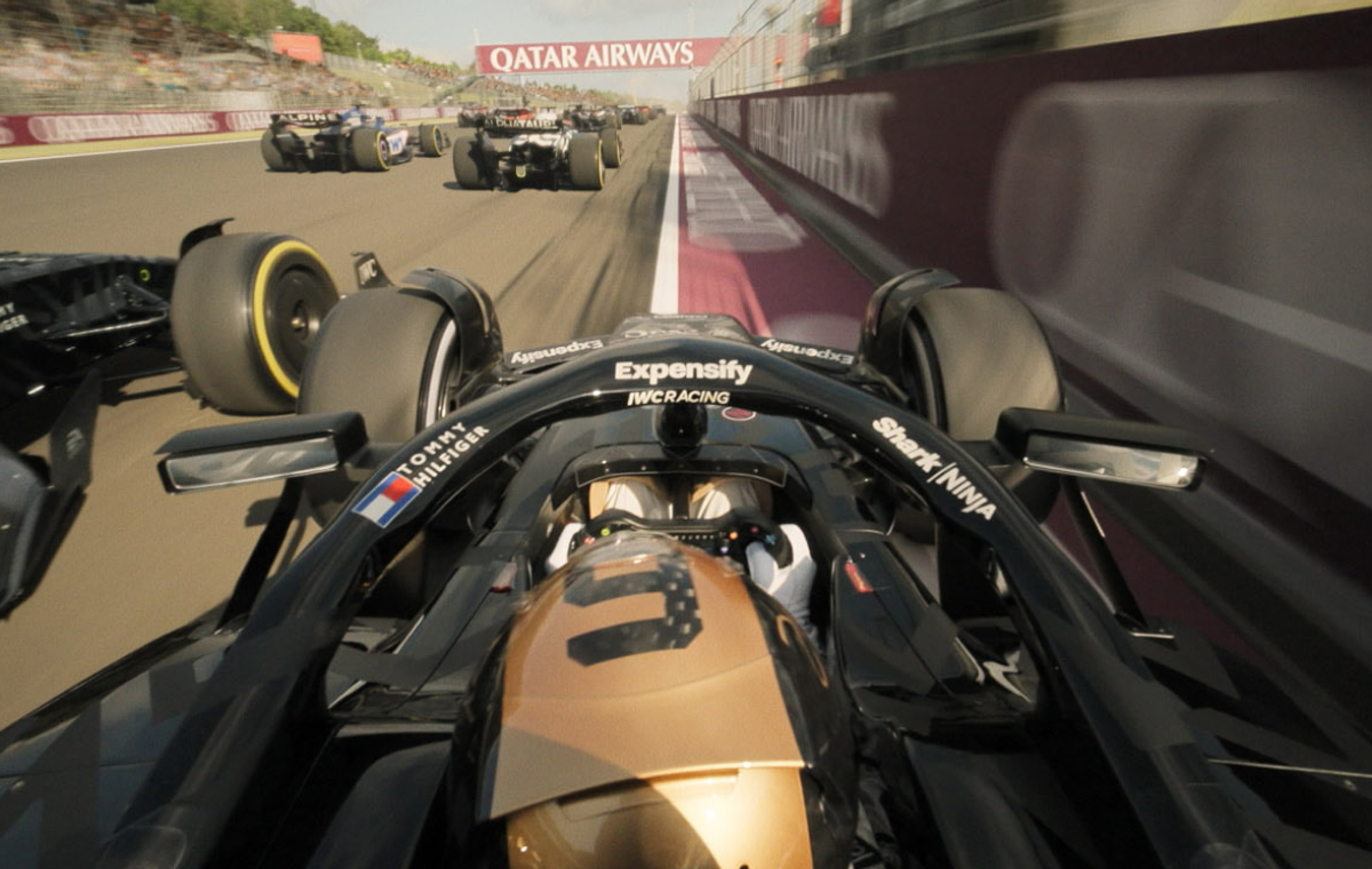 Press still from the F1 movie