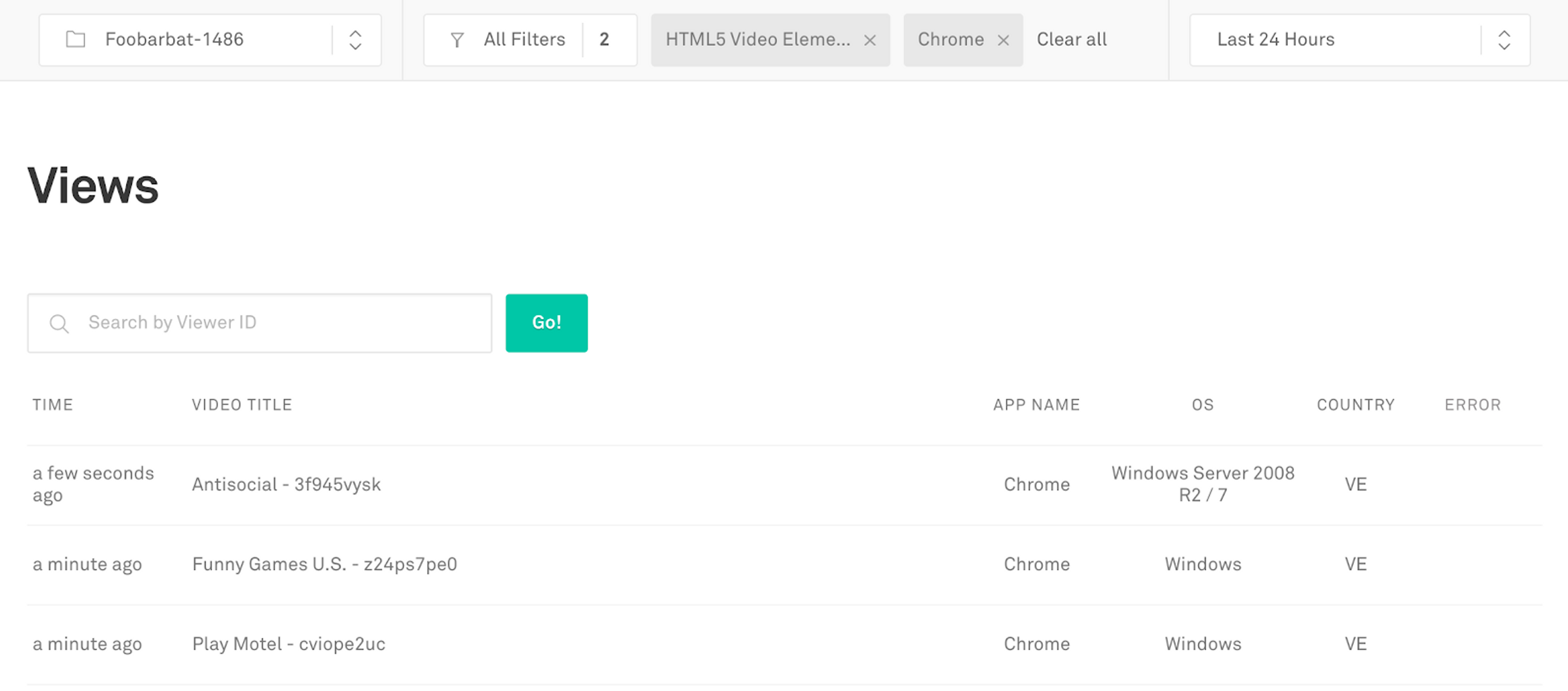 Mux Data Views