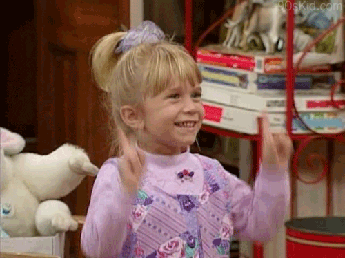 an giph of michelle tanner