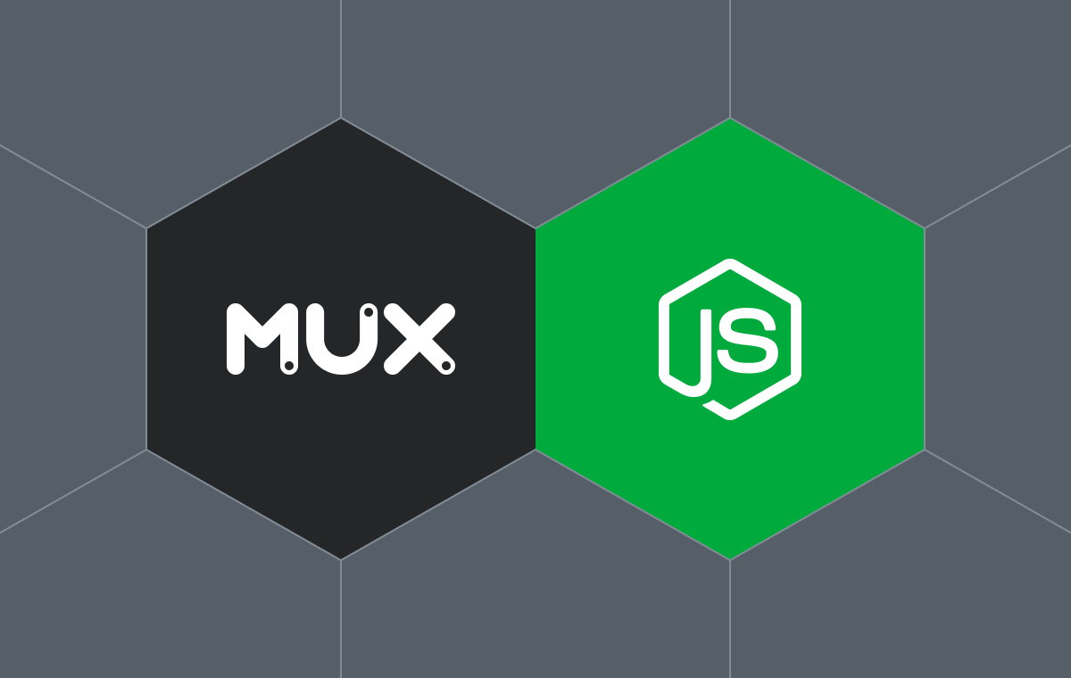 Mux logo with Javascript logo
