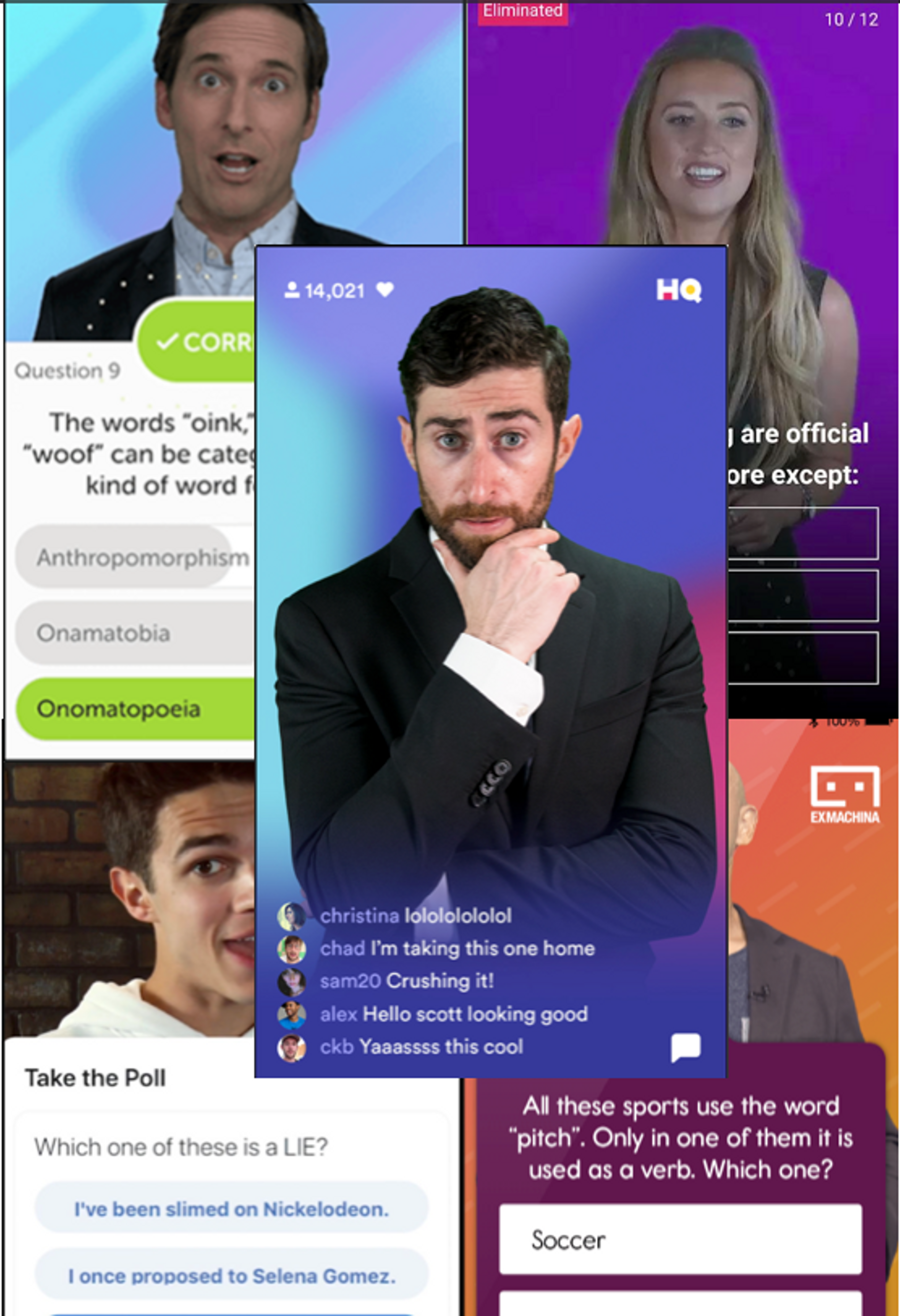 hq trivia and clones