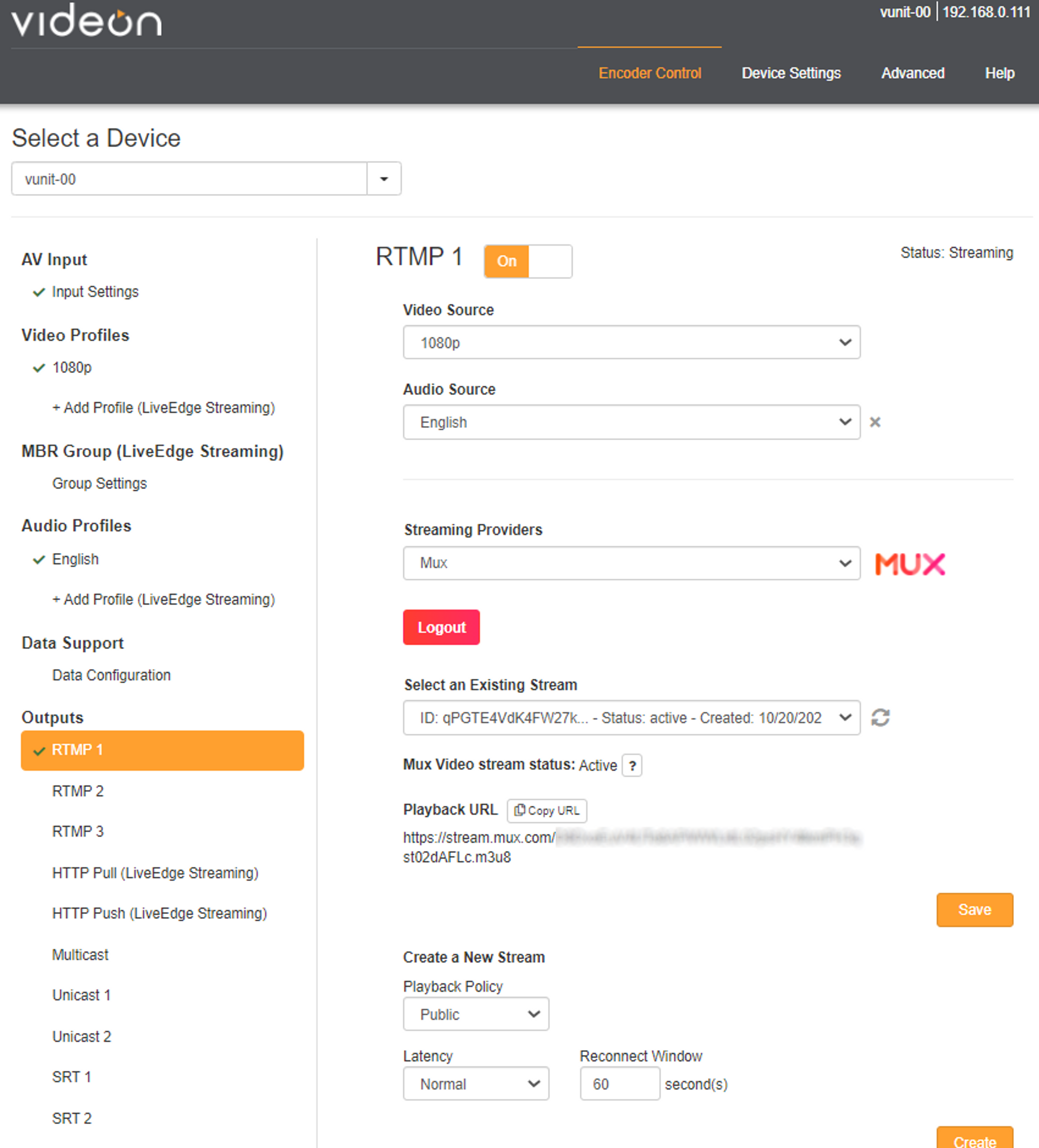 Ensure video looks great at the source with the Mux integration on Videon.