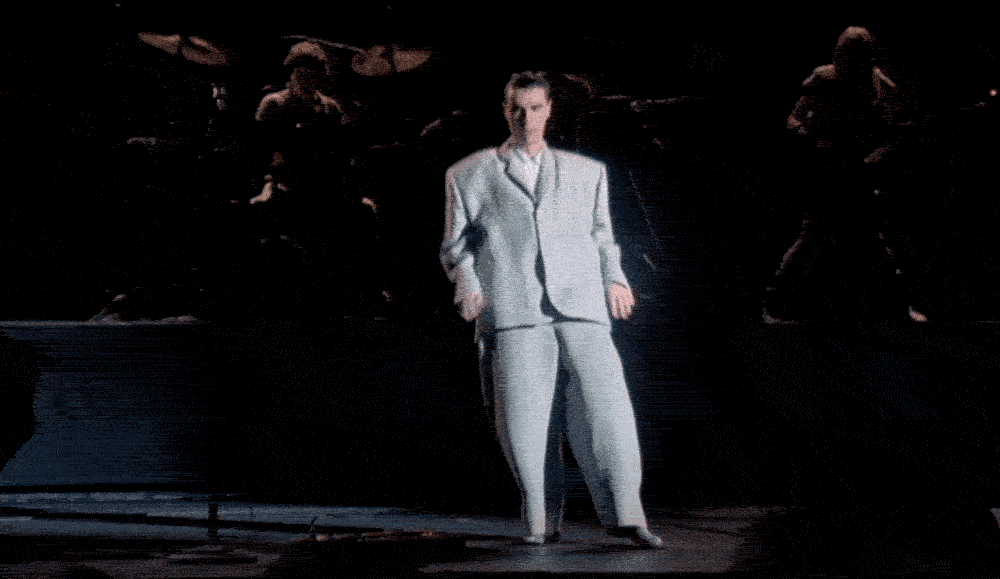 David Byrne dancing