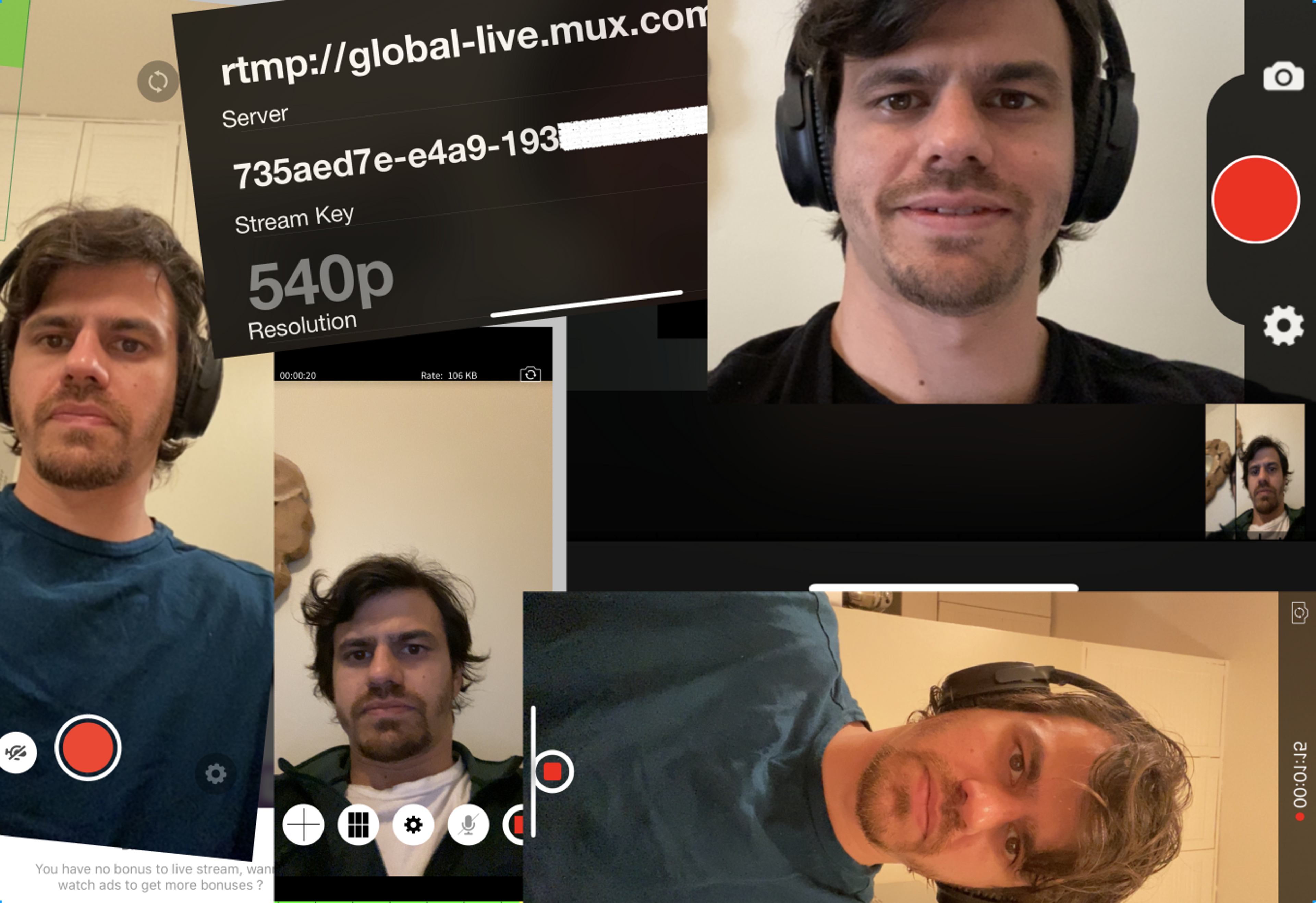 RTMP broadcasting apps for iOS