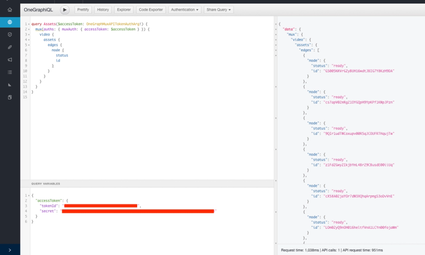 Mux API: With GraphQL Powered by OneGraph | Mux