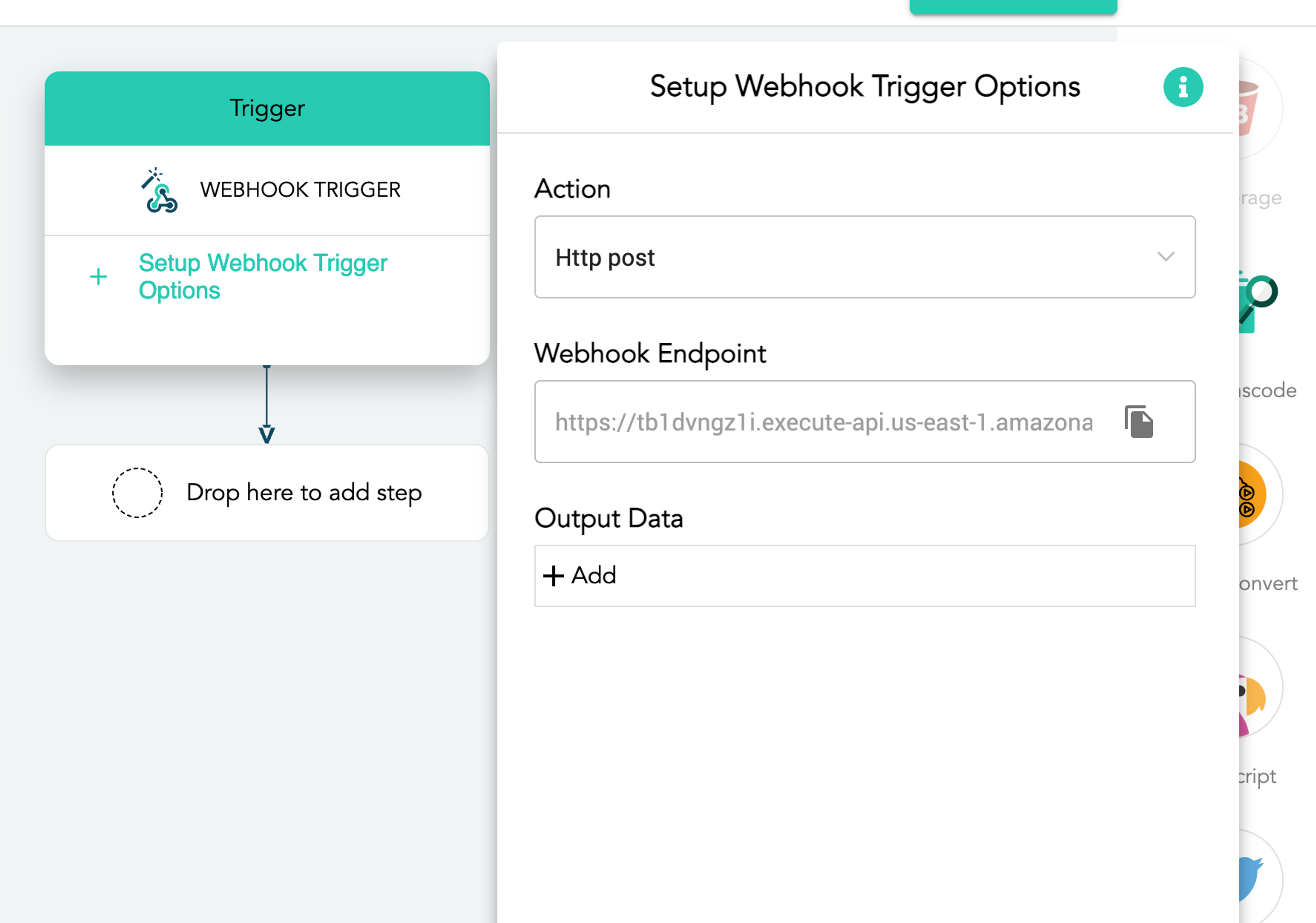 web hook trigger