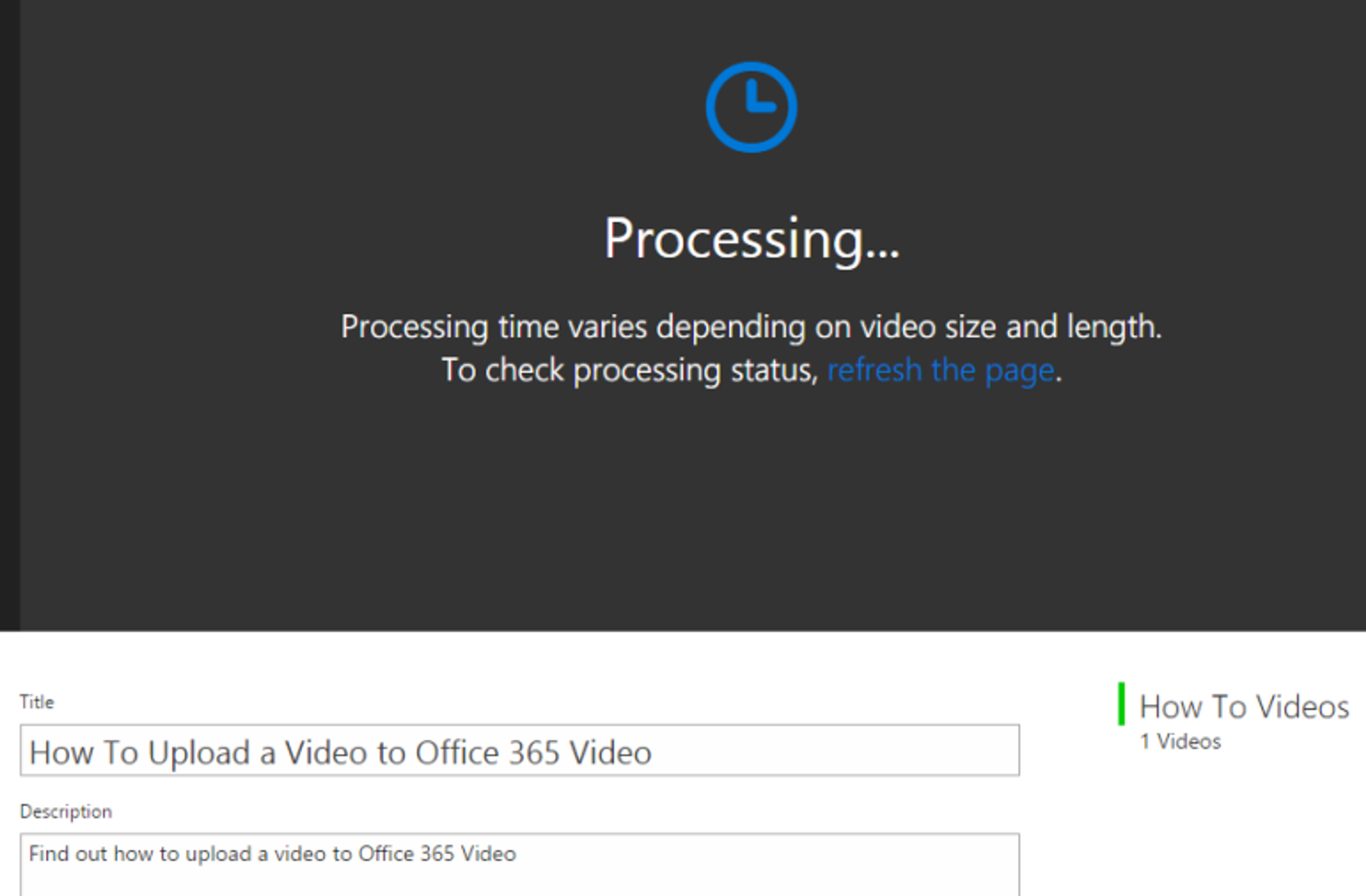 video processing