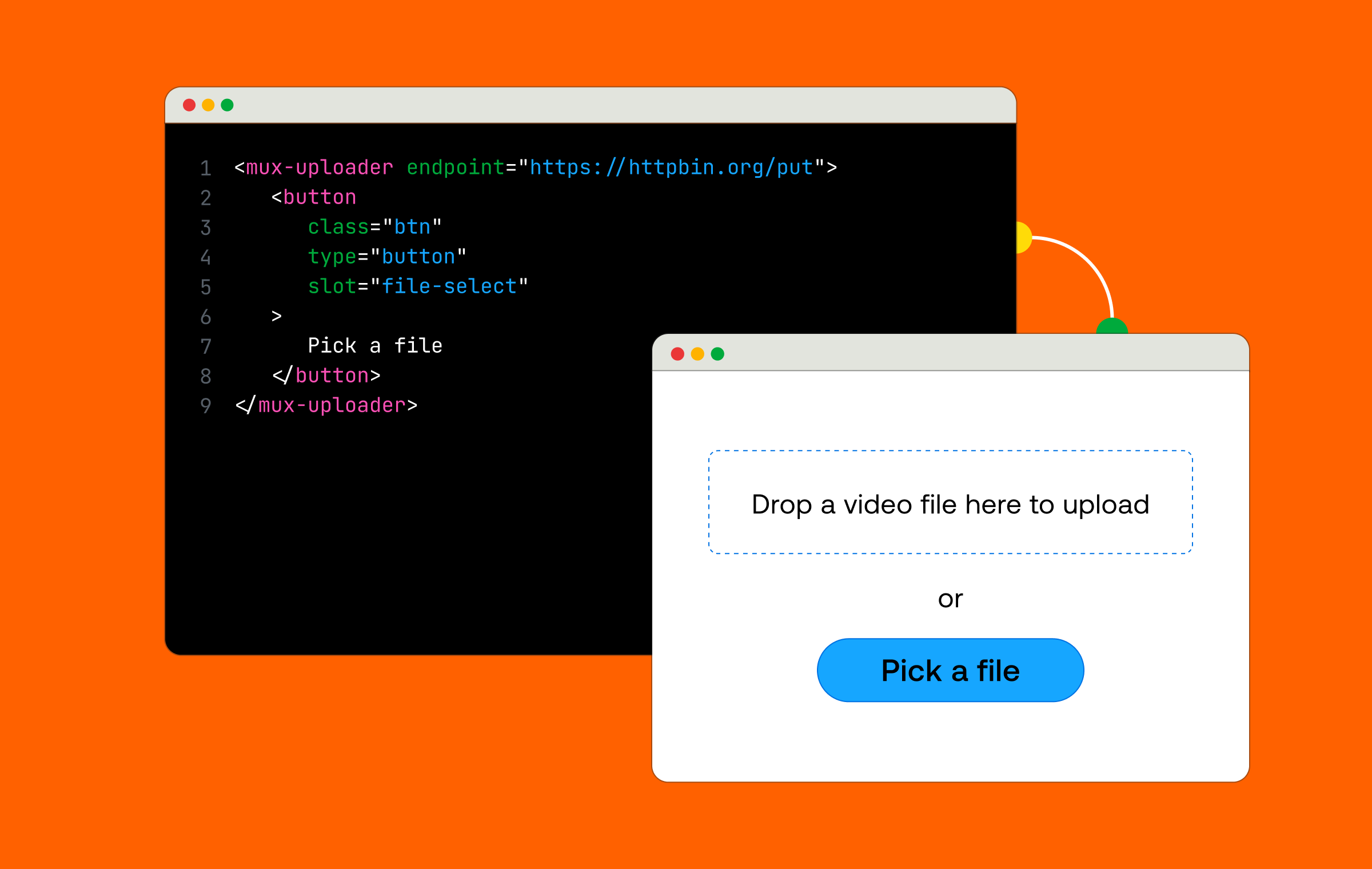 Video uploads with one line of code using Mux Uploader | Mux